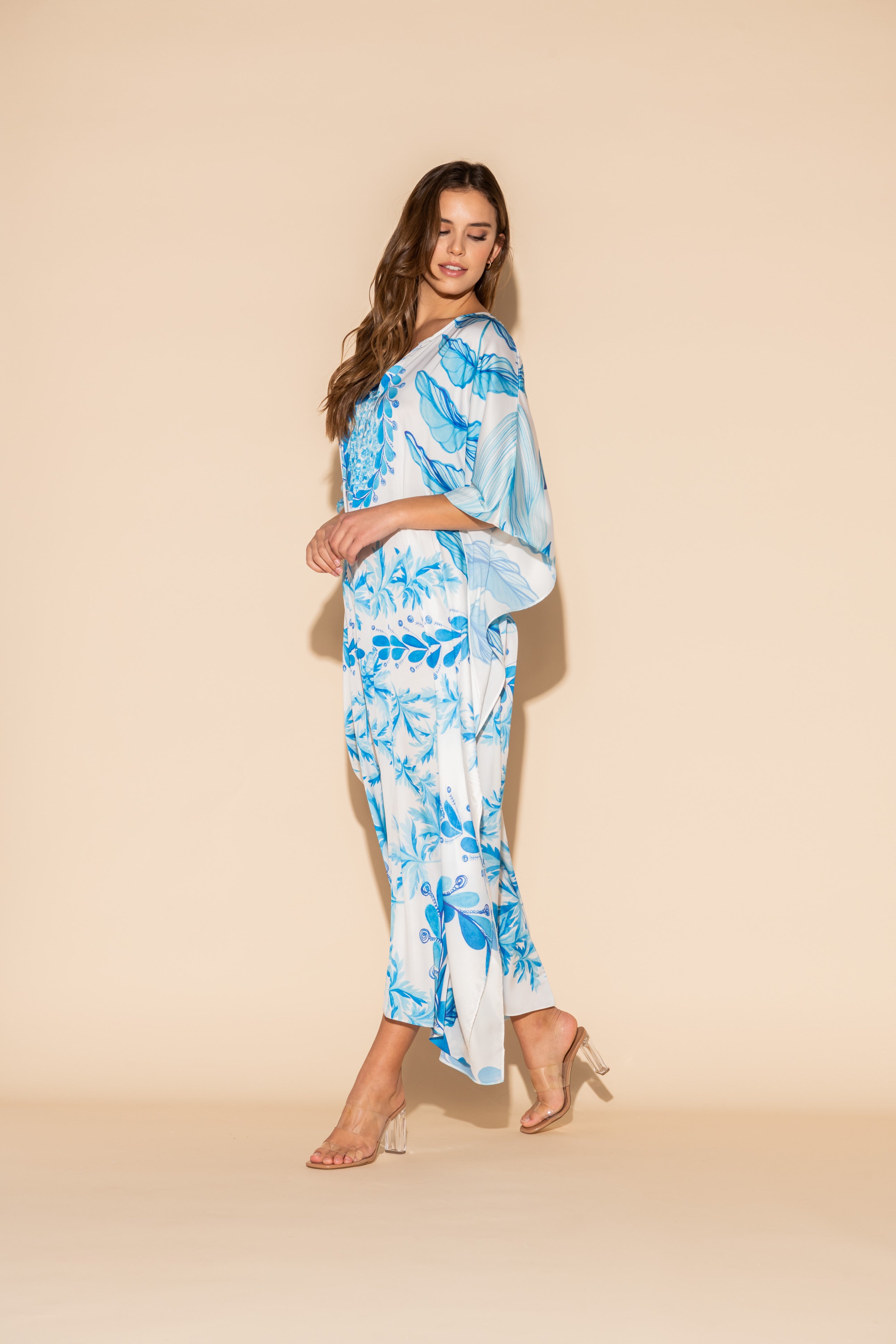 Oceana Blue Long Caftan