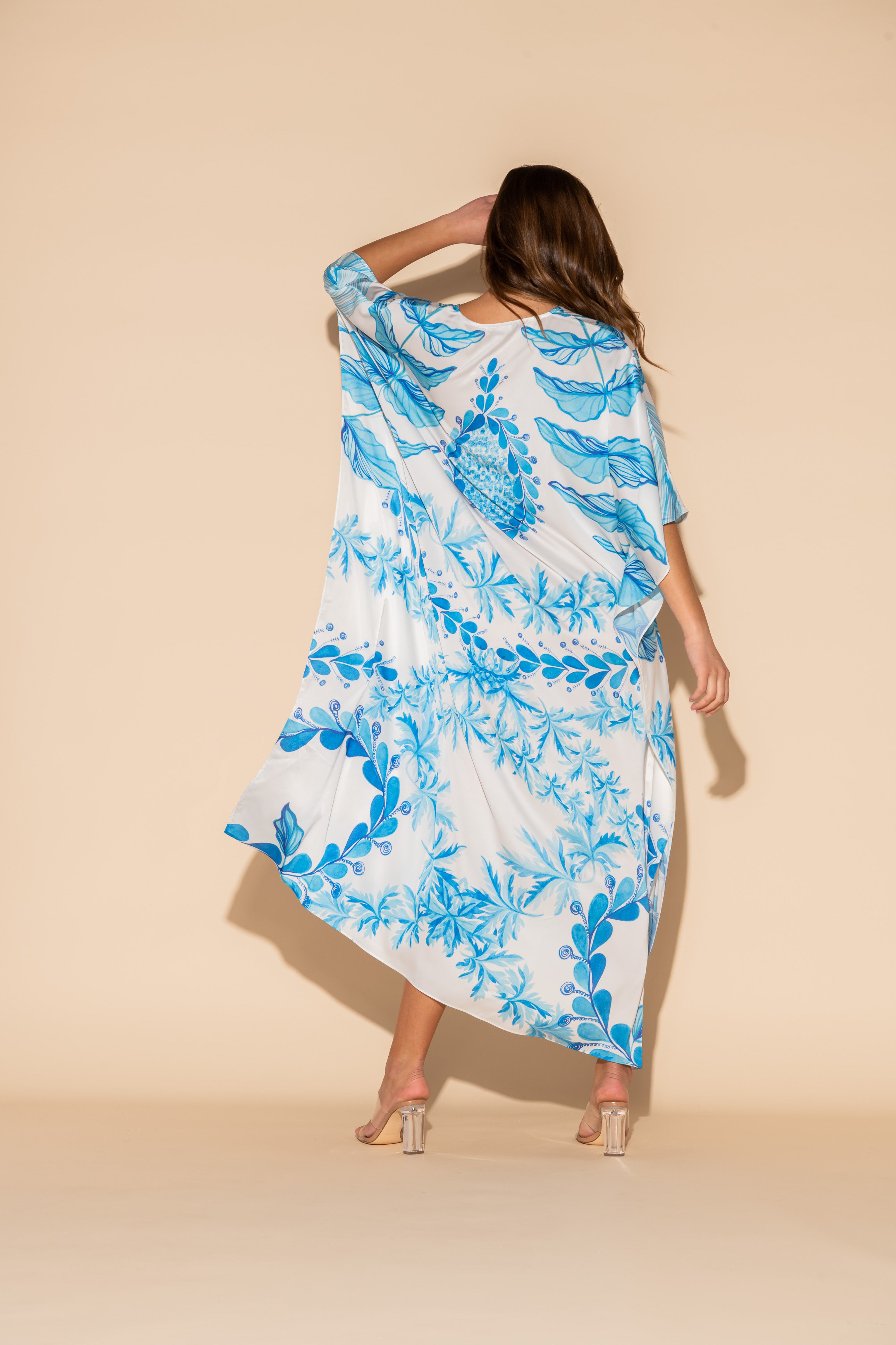 Oceana Blue Long Caftan