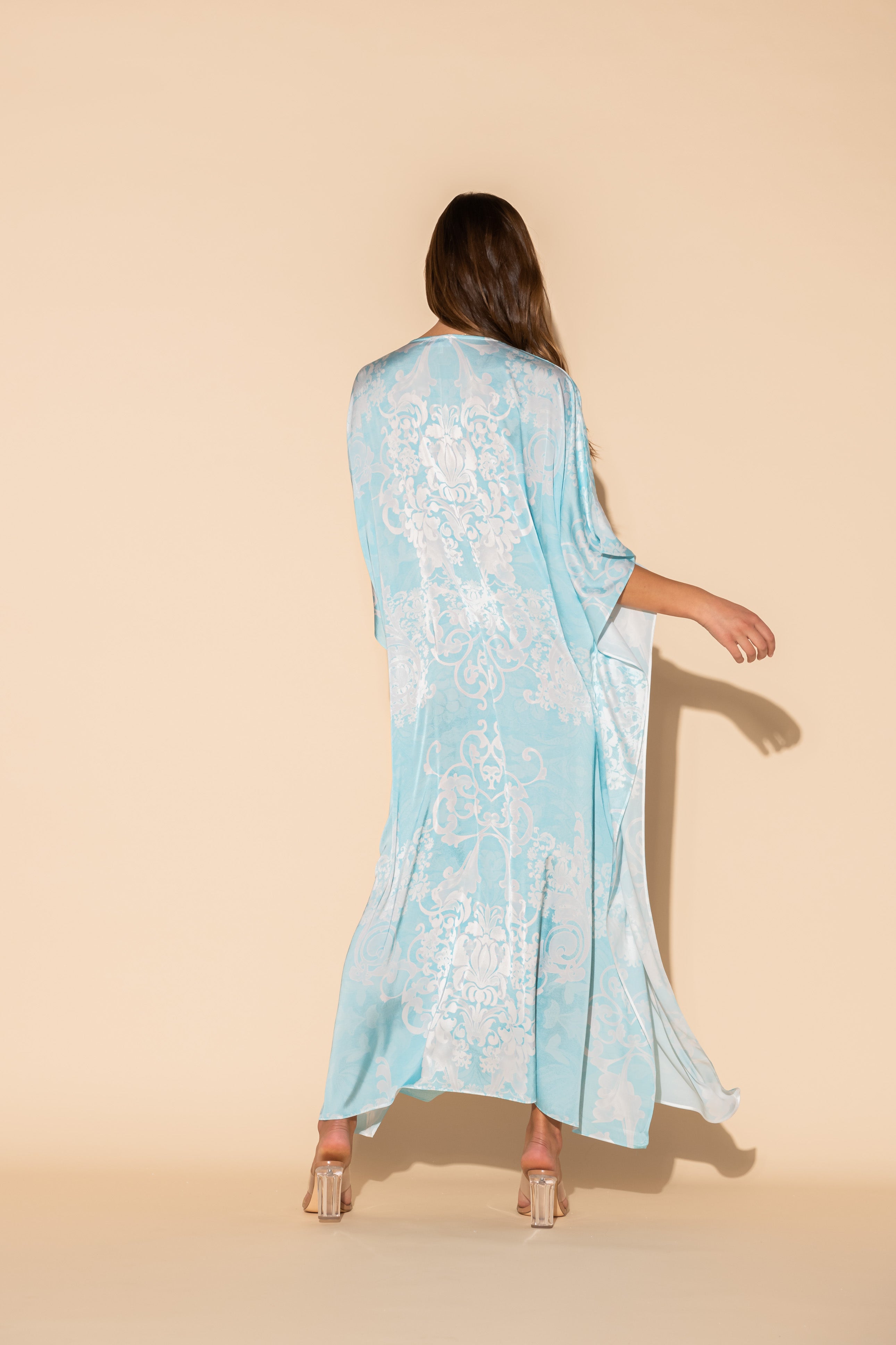 Romantique Blue Long Caftan
