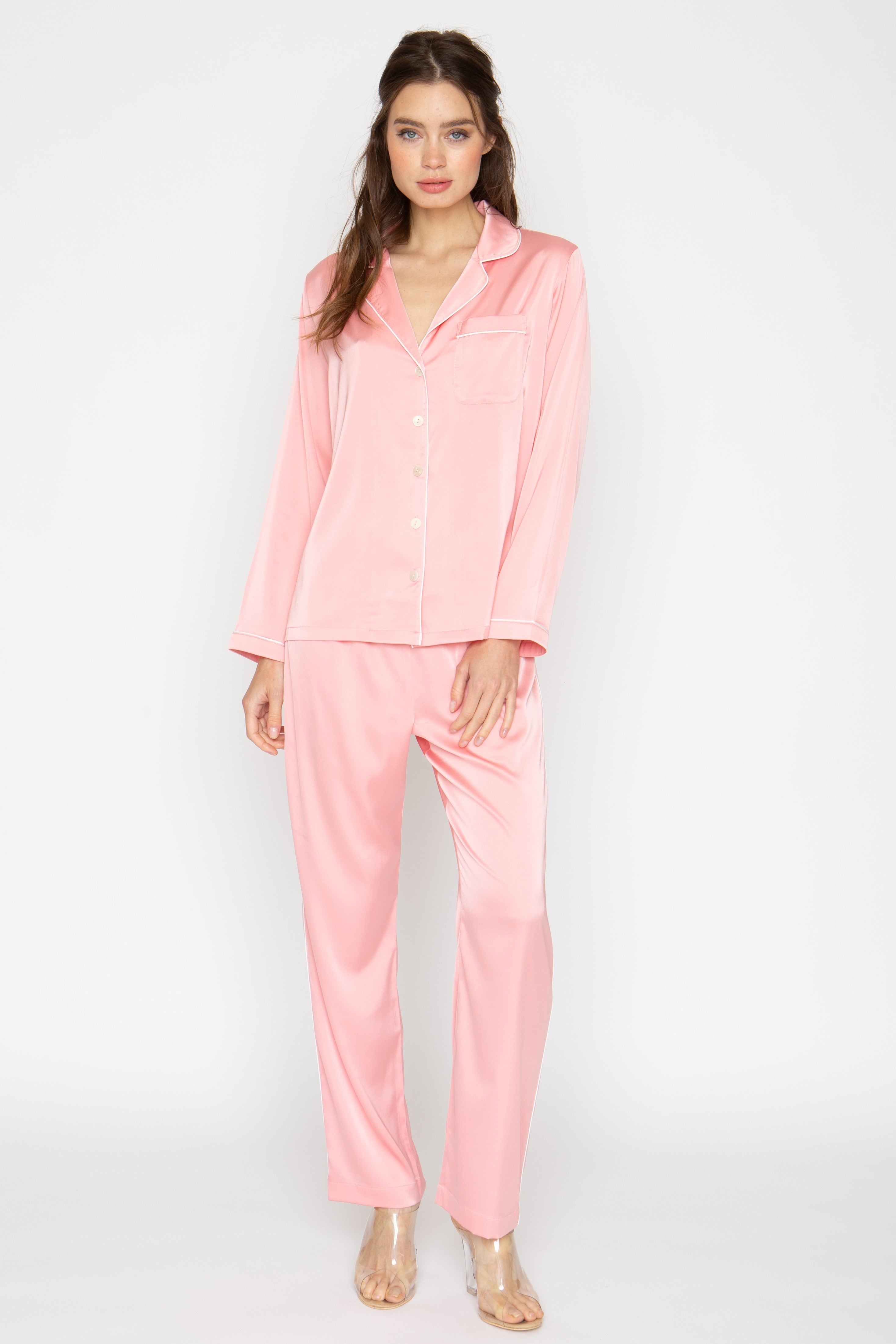 Rose Long PJ Set