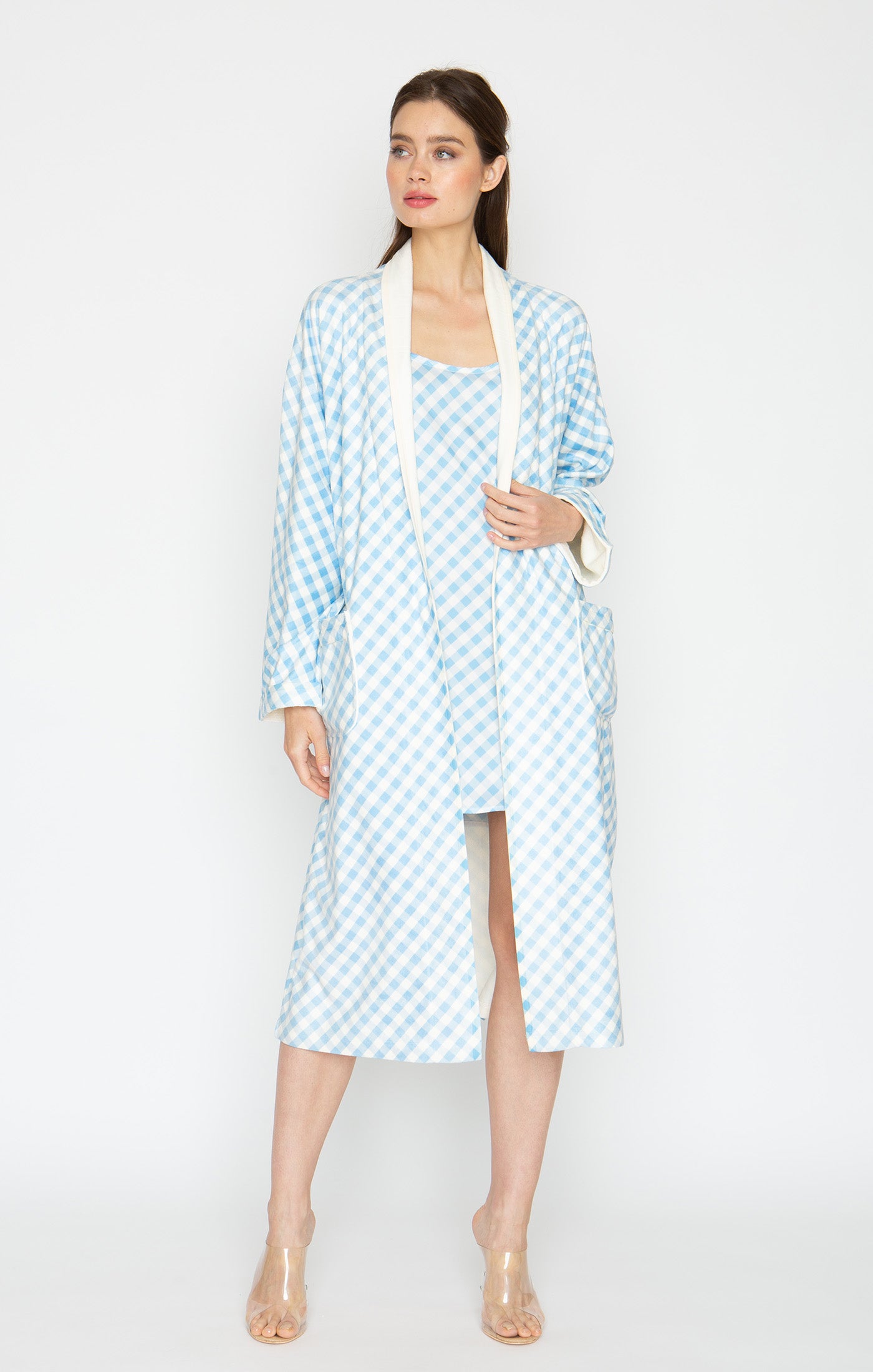 Checkmate Blue Long Robe