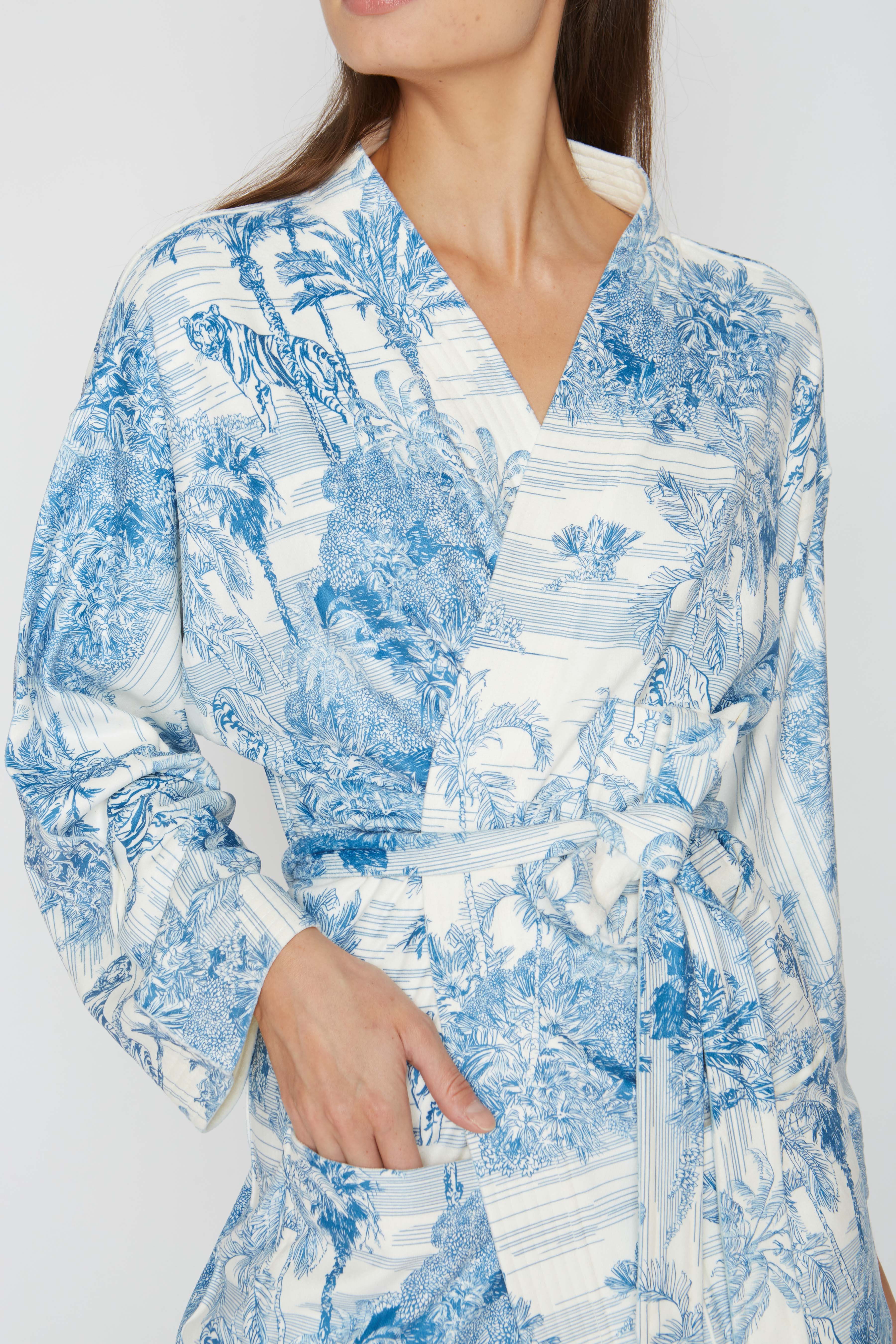Landscape Blue Kimono