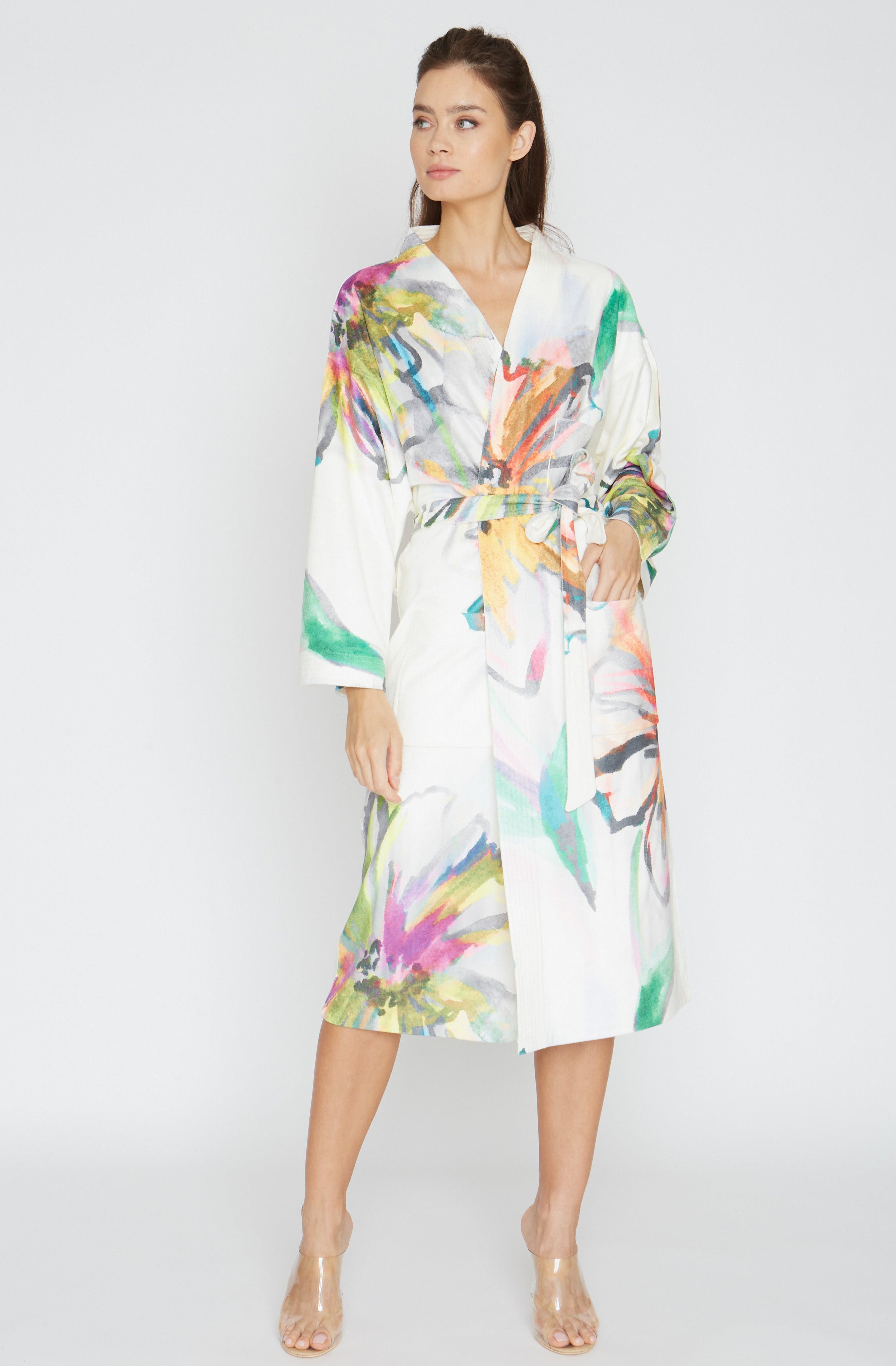 Aquarelle Kimono Robe