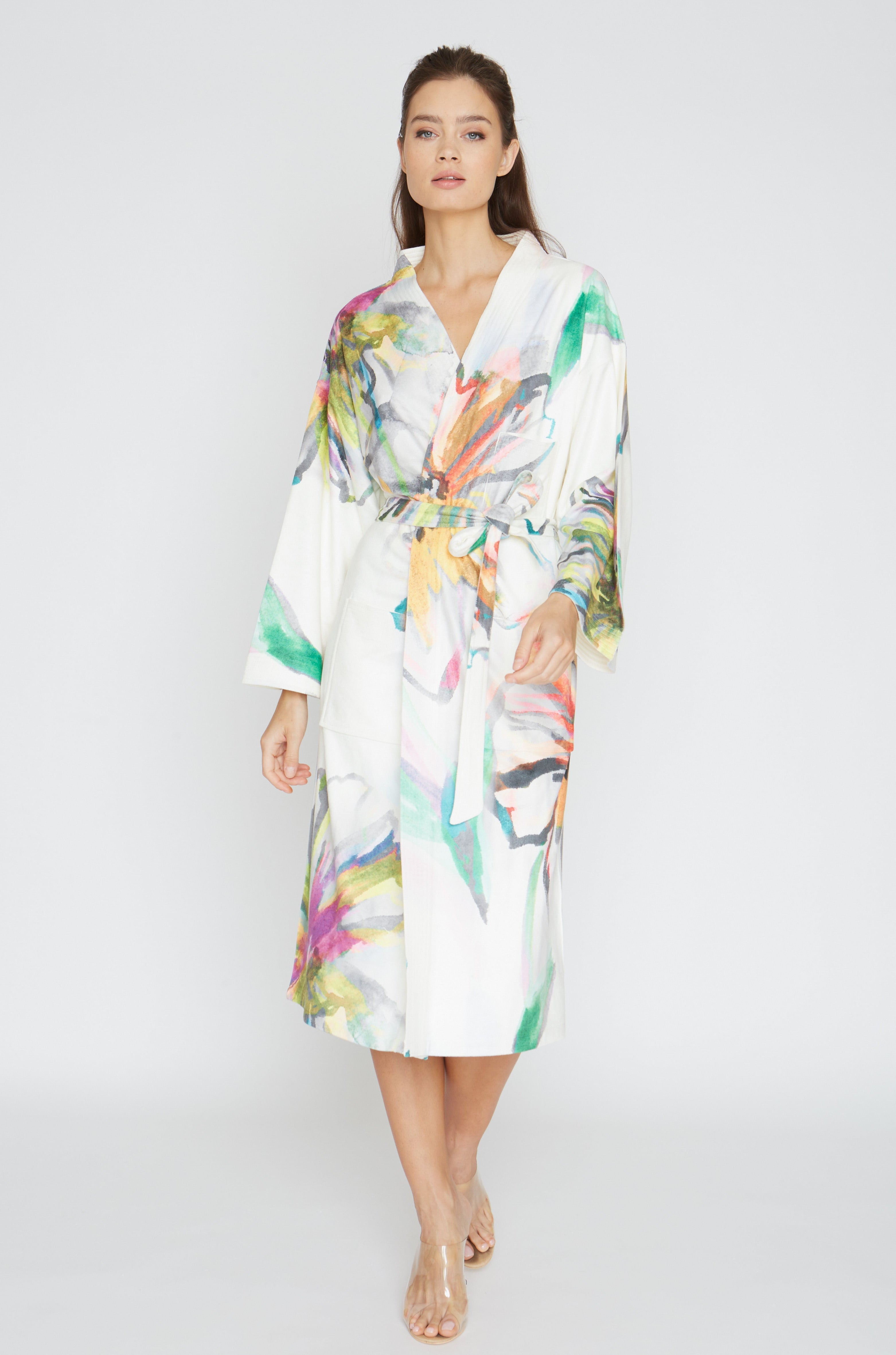 Aquarelle Kimono Robe