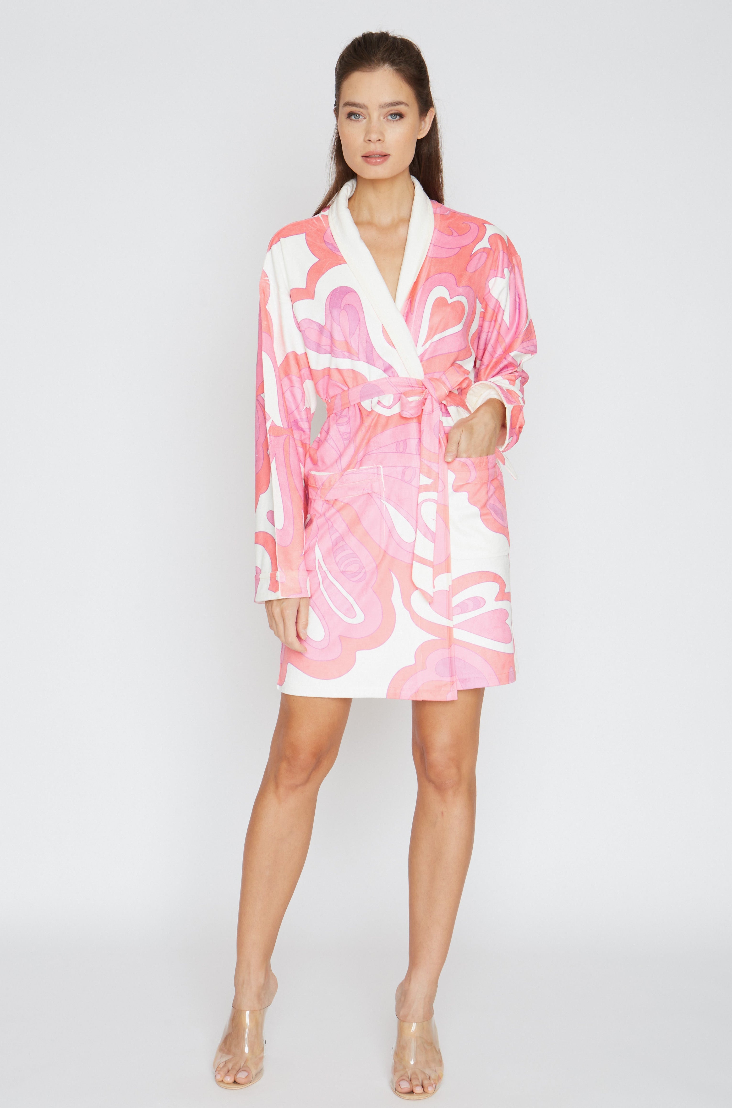 Pink Martini Short Robe