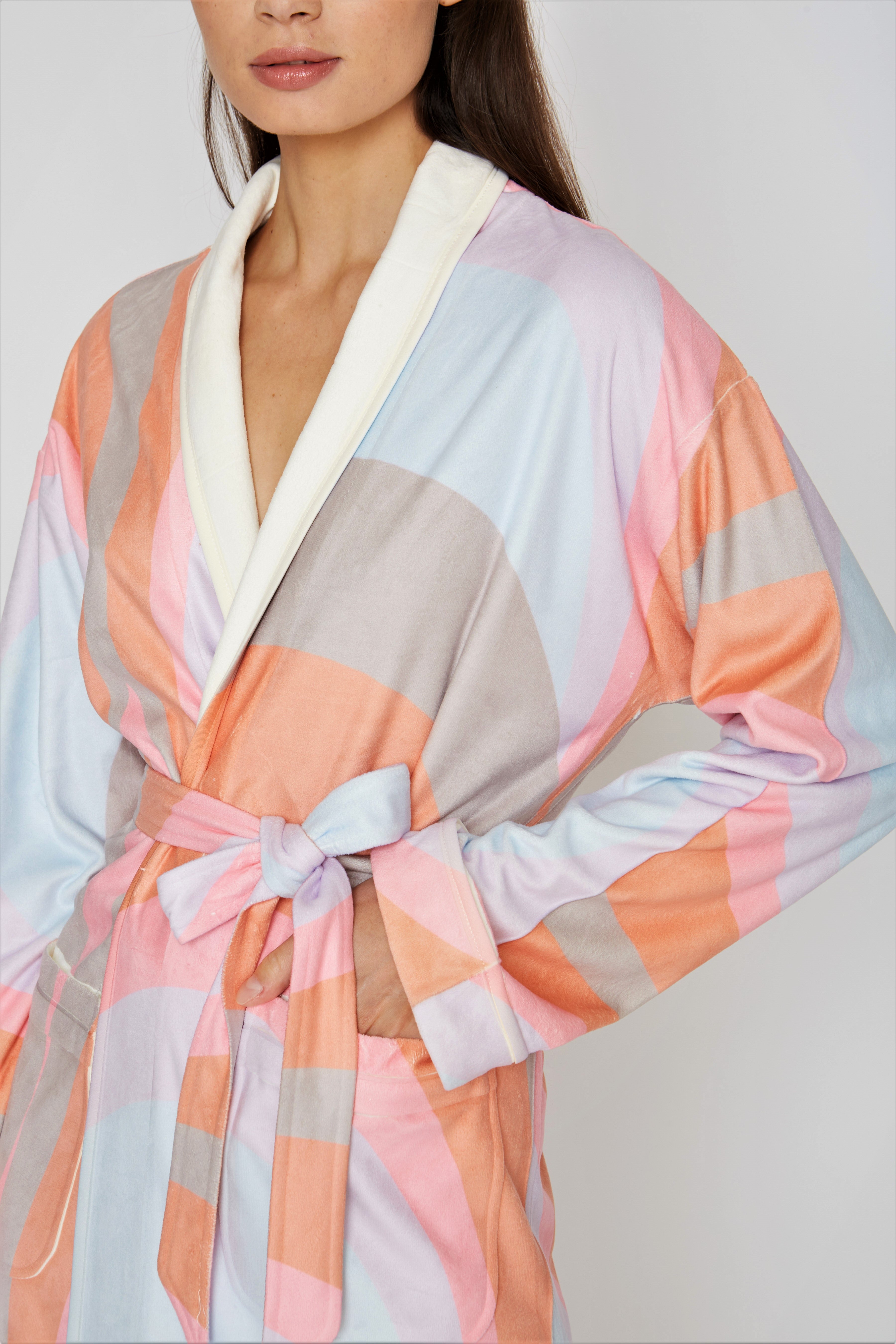 Diva Scoop Mango Long Robe