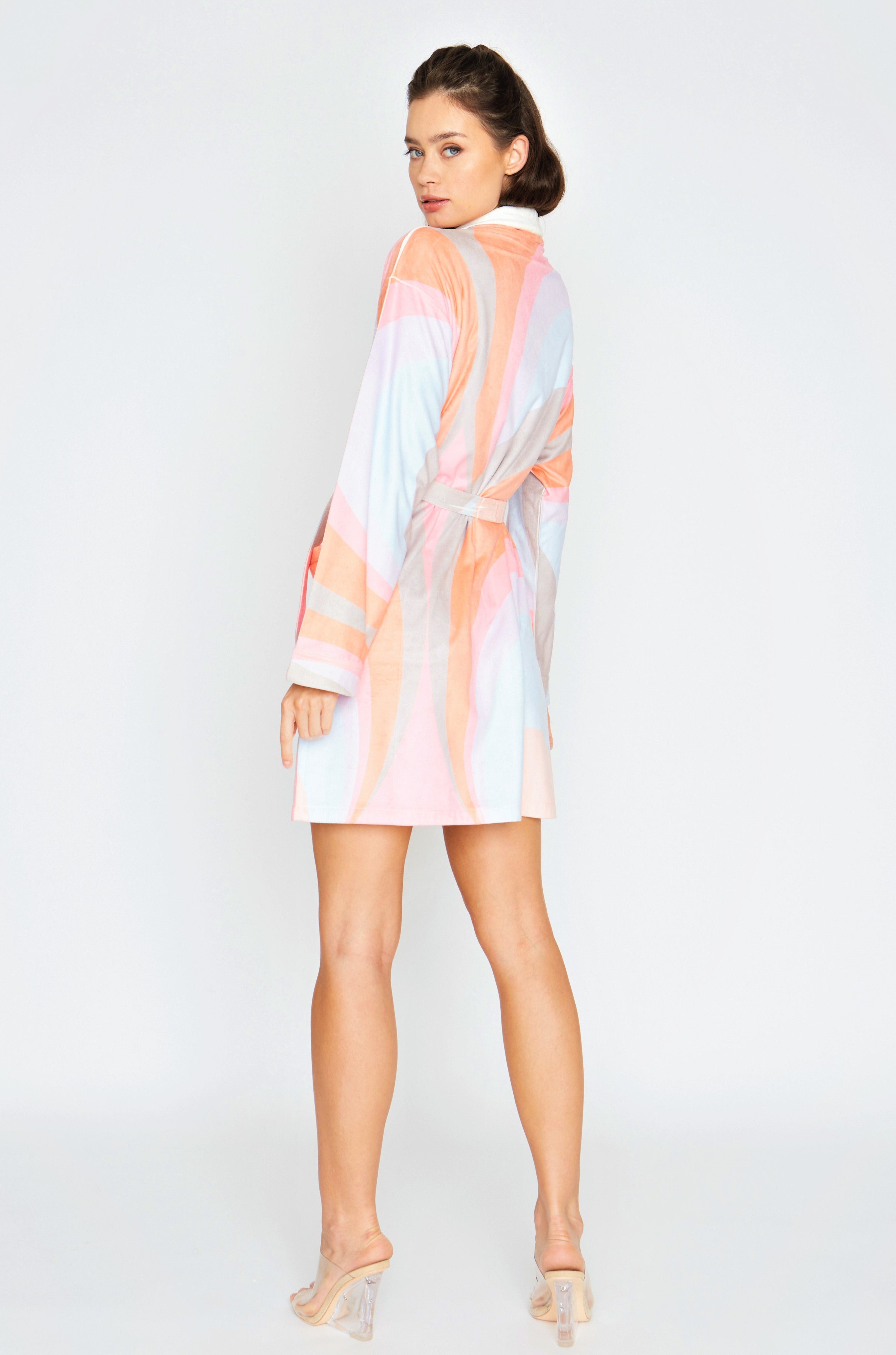 Diva Scoop Mango Short Robe