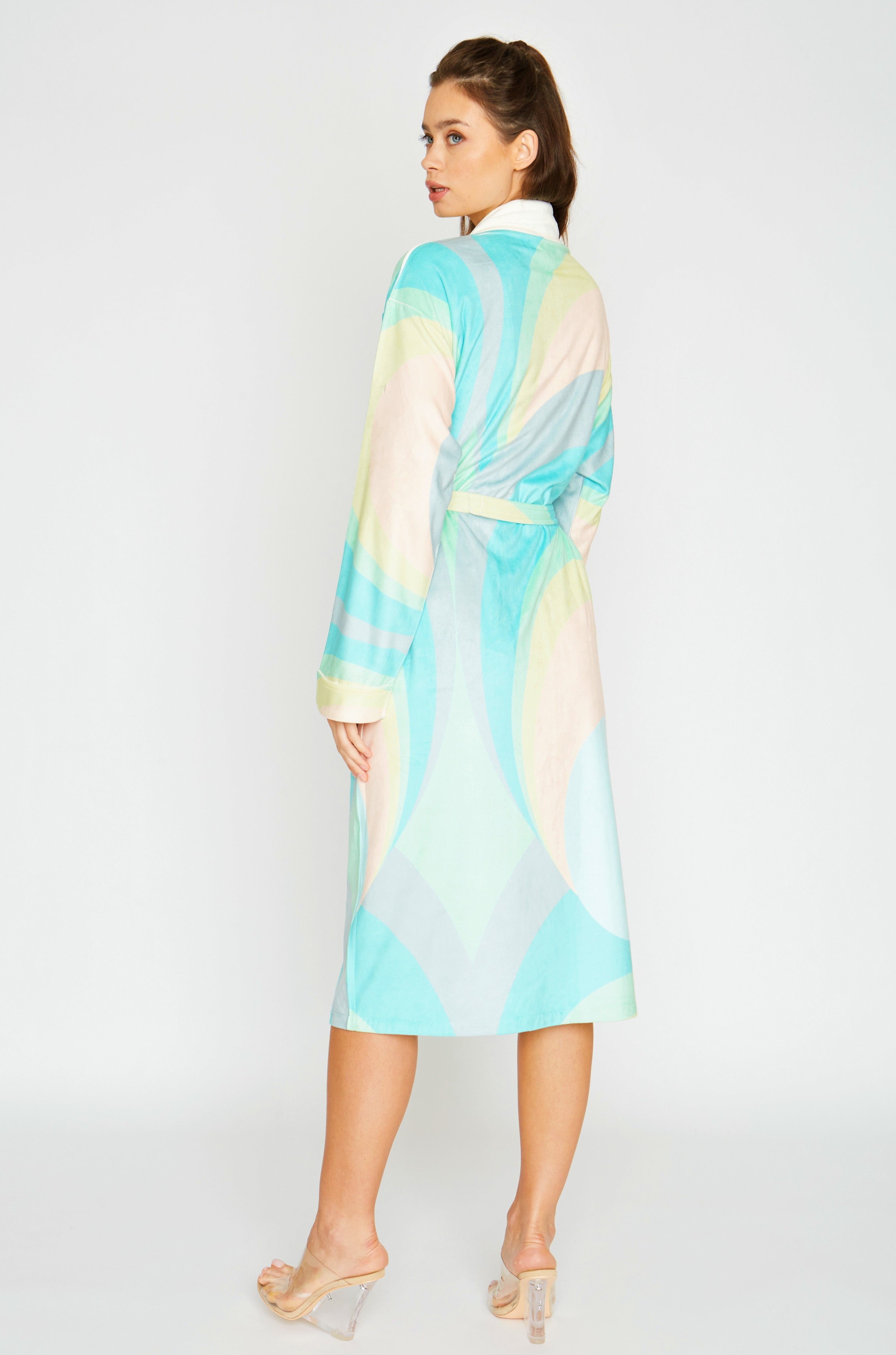 Diva Scoop Pistachio Long Robe