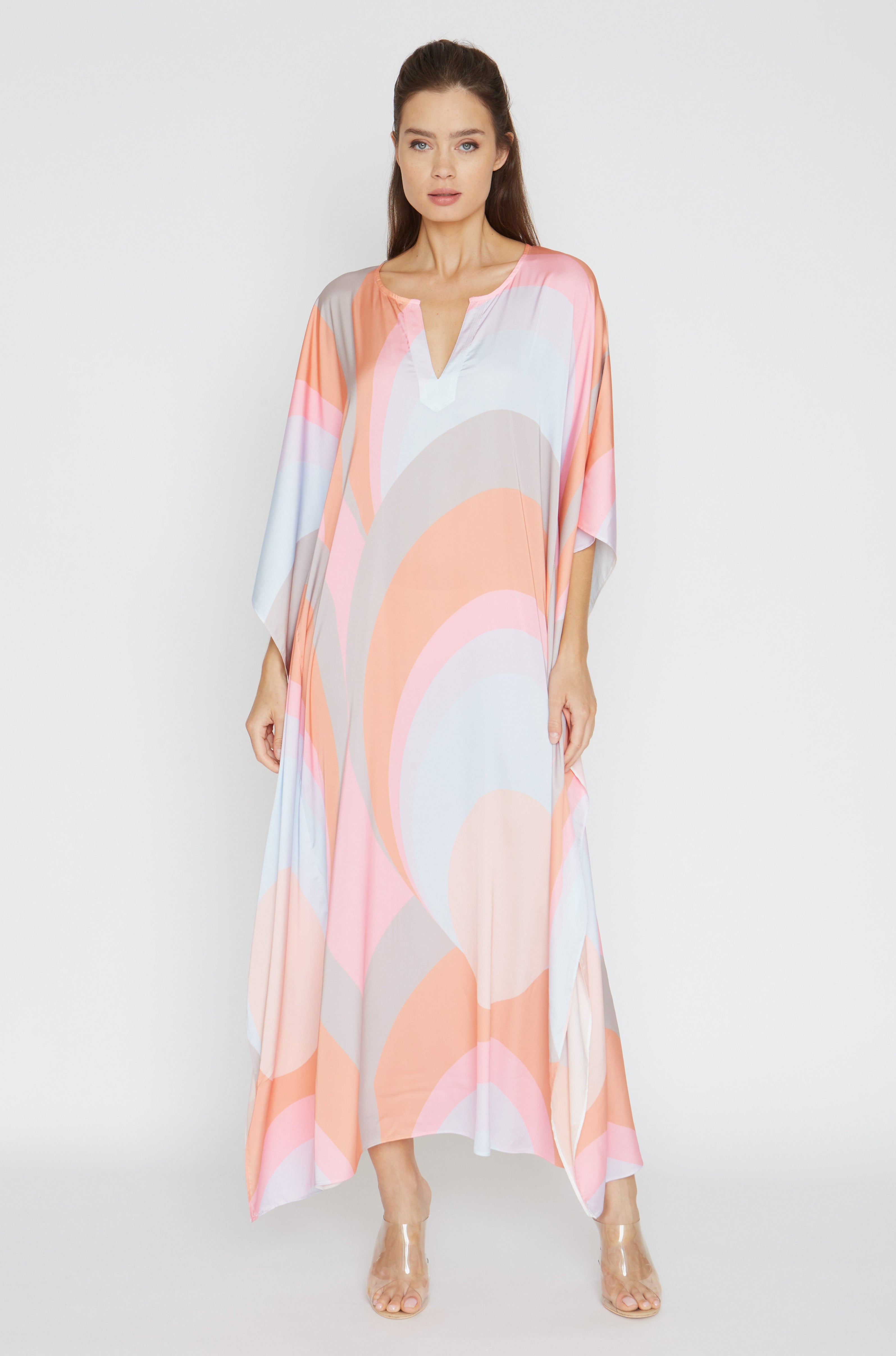 Diva Scoop Mango Long Caftan