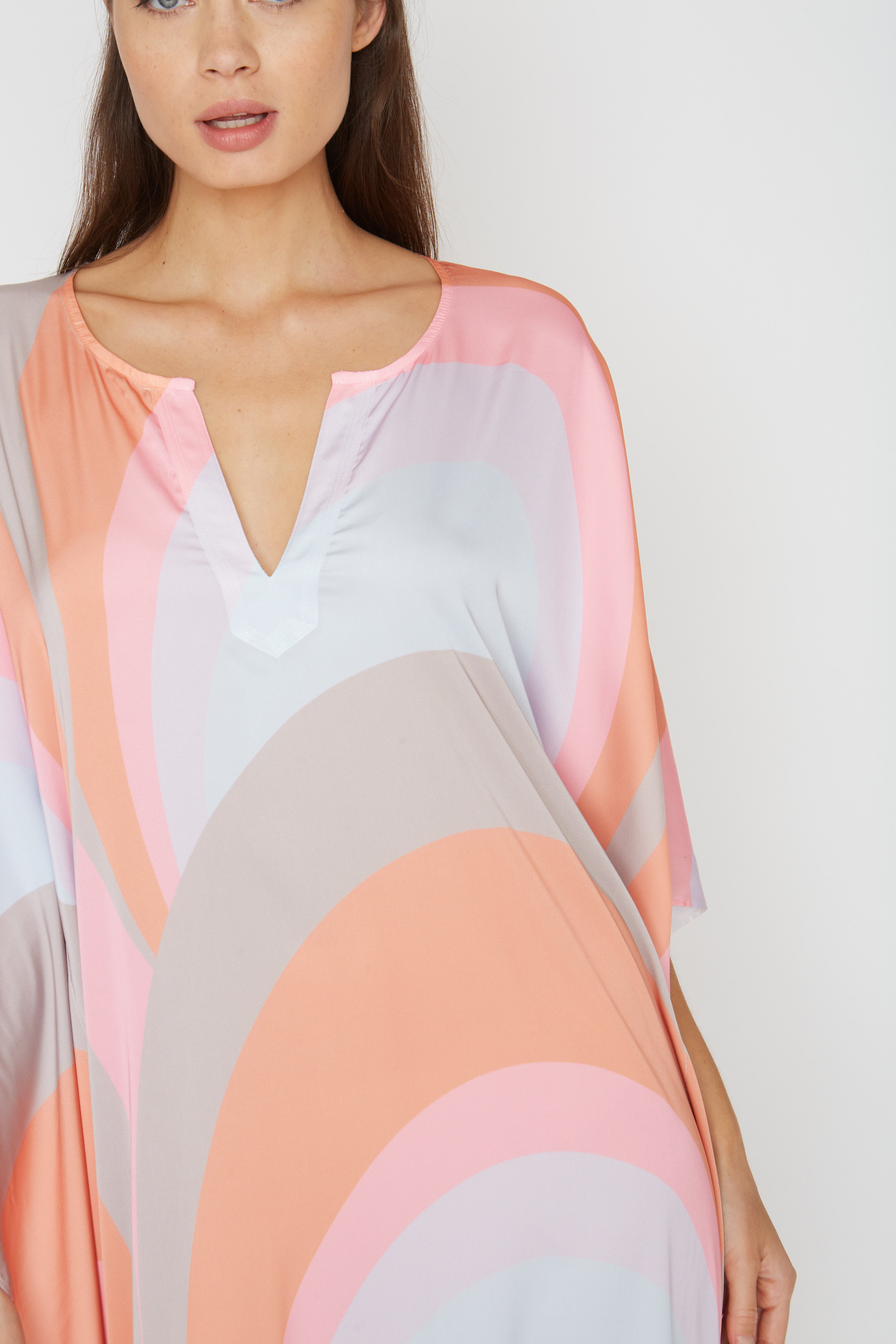 Diva Scoop Mango Long Caftan