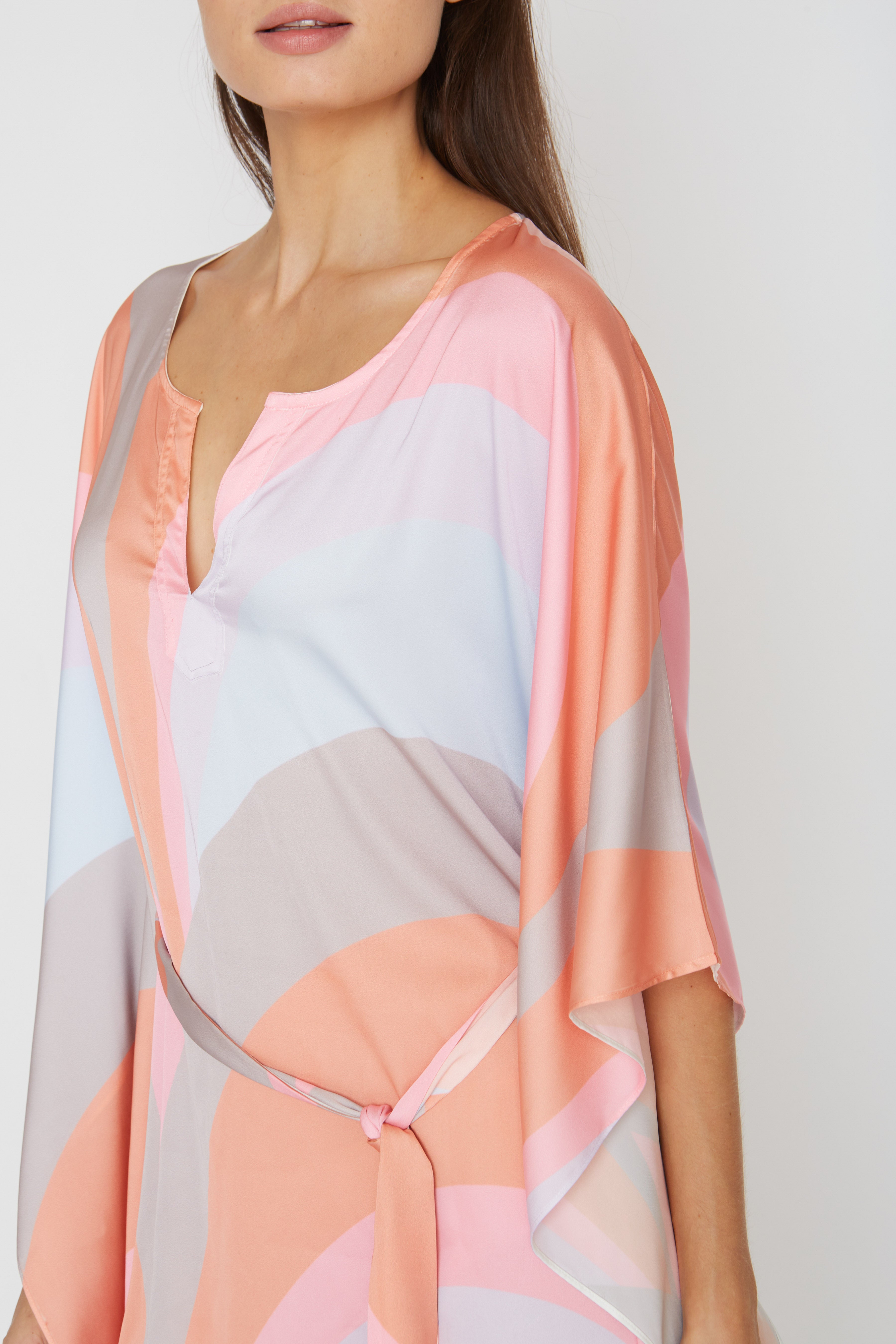 Diva Scoop Mango Short Caftan