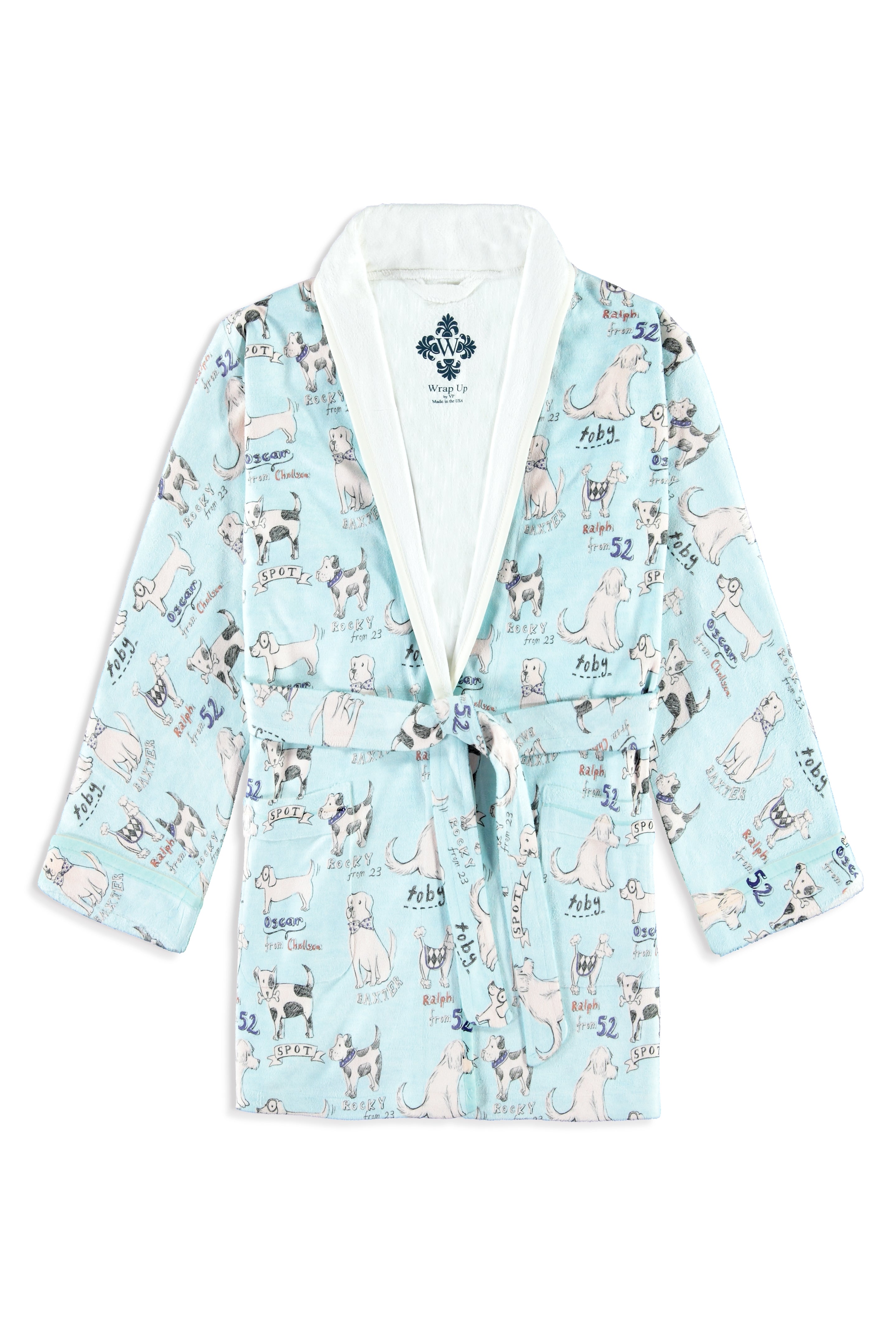 Dogs Kids Robe