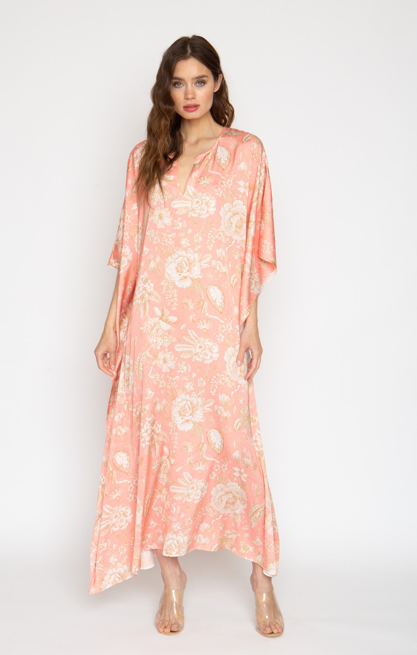 Sandy Rose Long Caftan