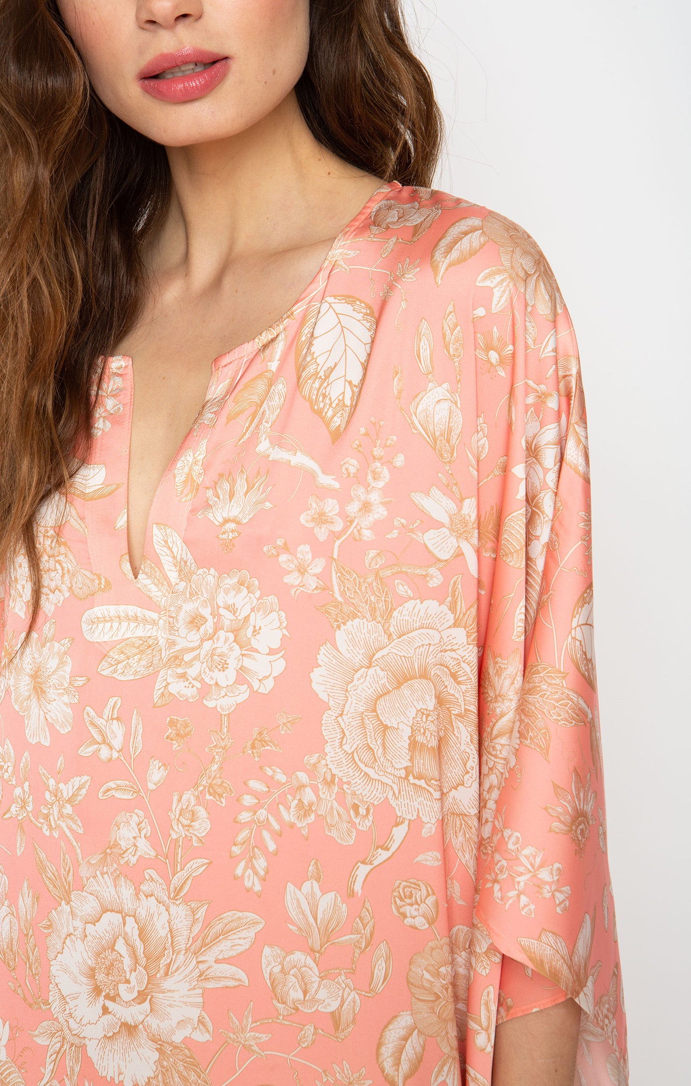 Sandy Rose Long Caftan
