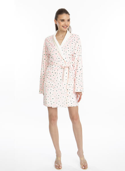 Blooming Pink Short Robe