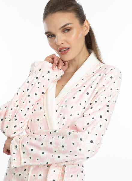 Blooming Pink Short Robe