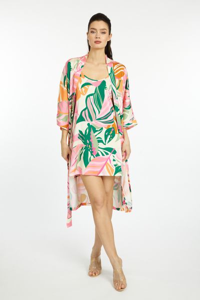 Champagne Silky Kimono