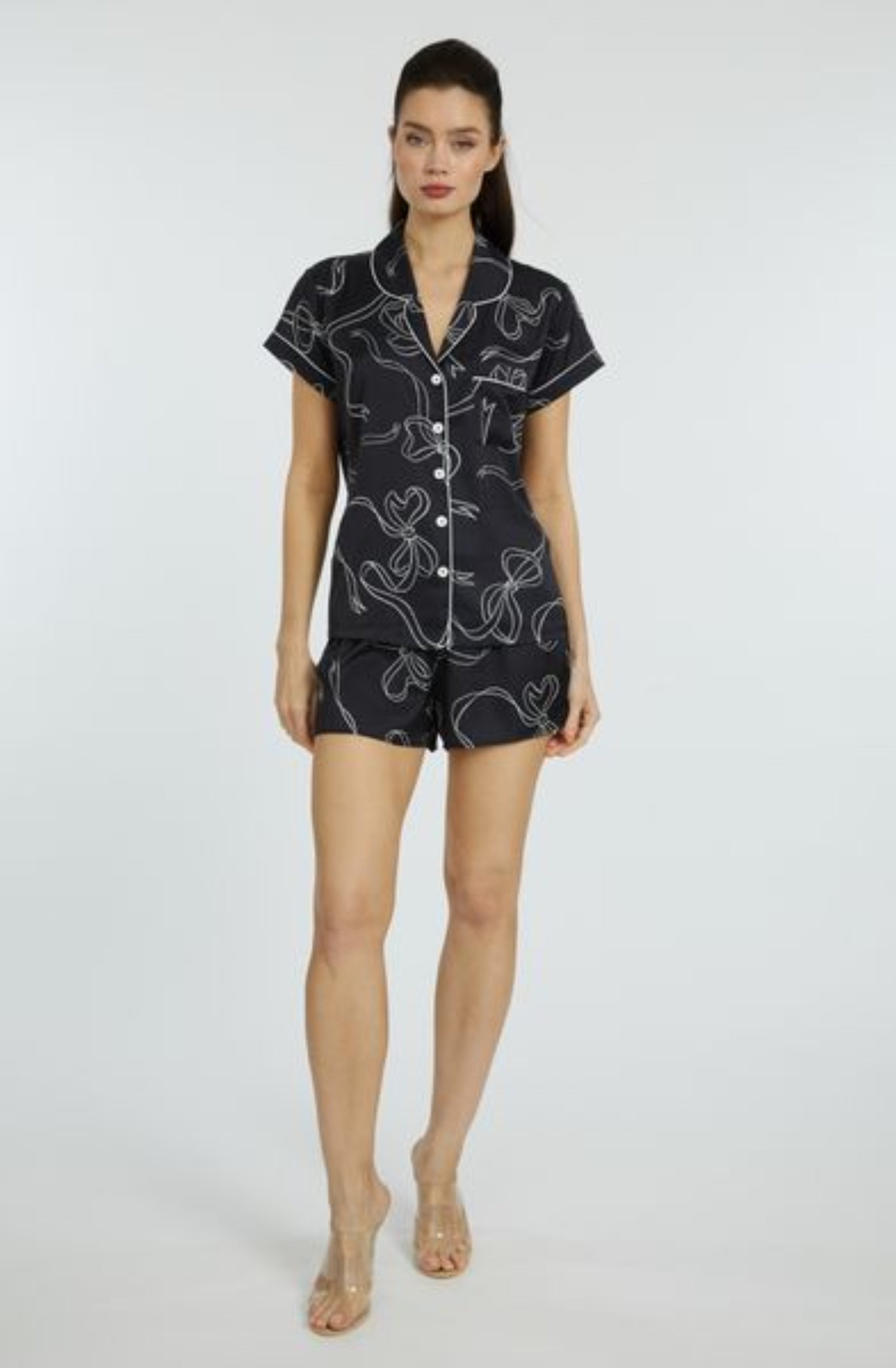 Bow Noir Short PJ
