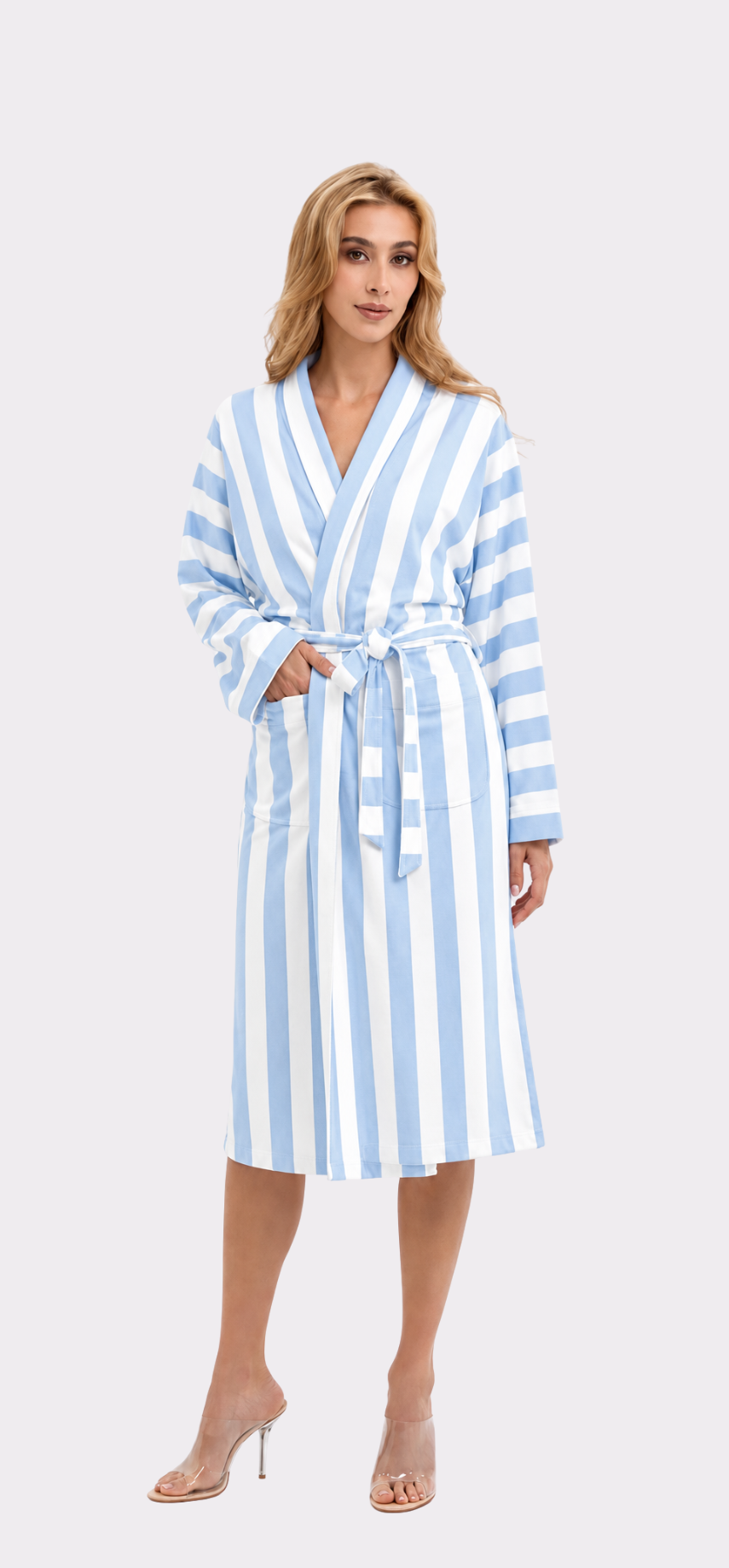 Cabana Blue Long Robe