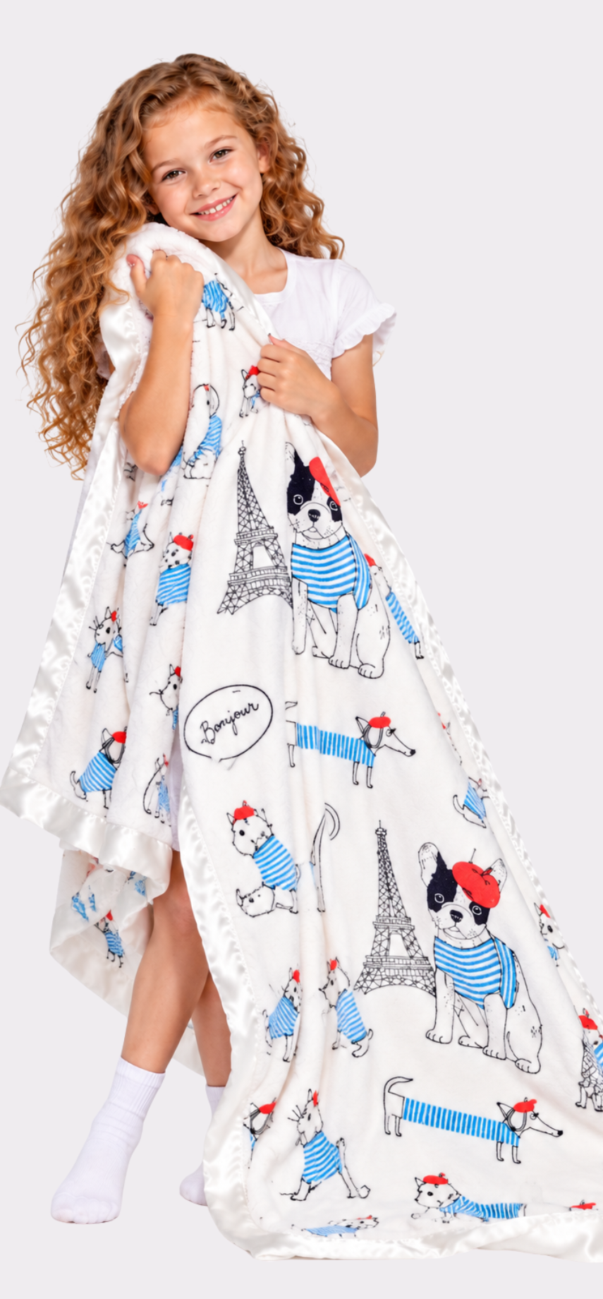 Le Woof Kids Blanket – A Little Parisian Charm!