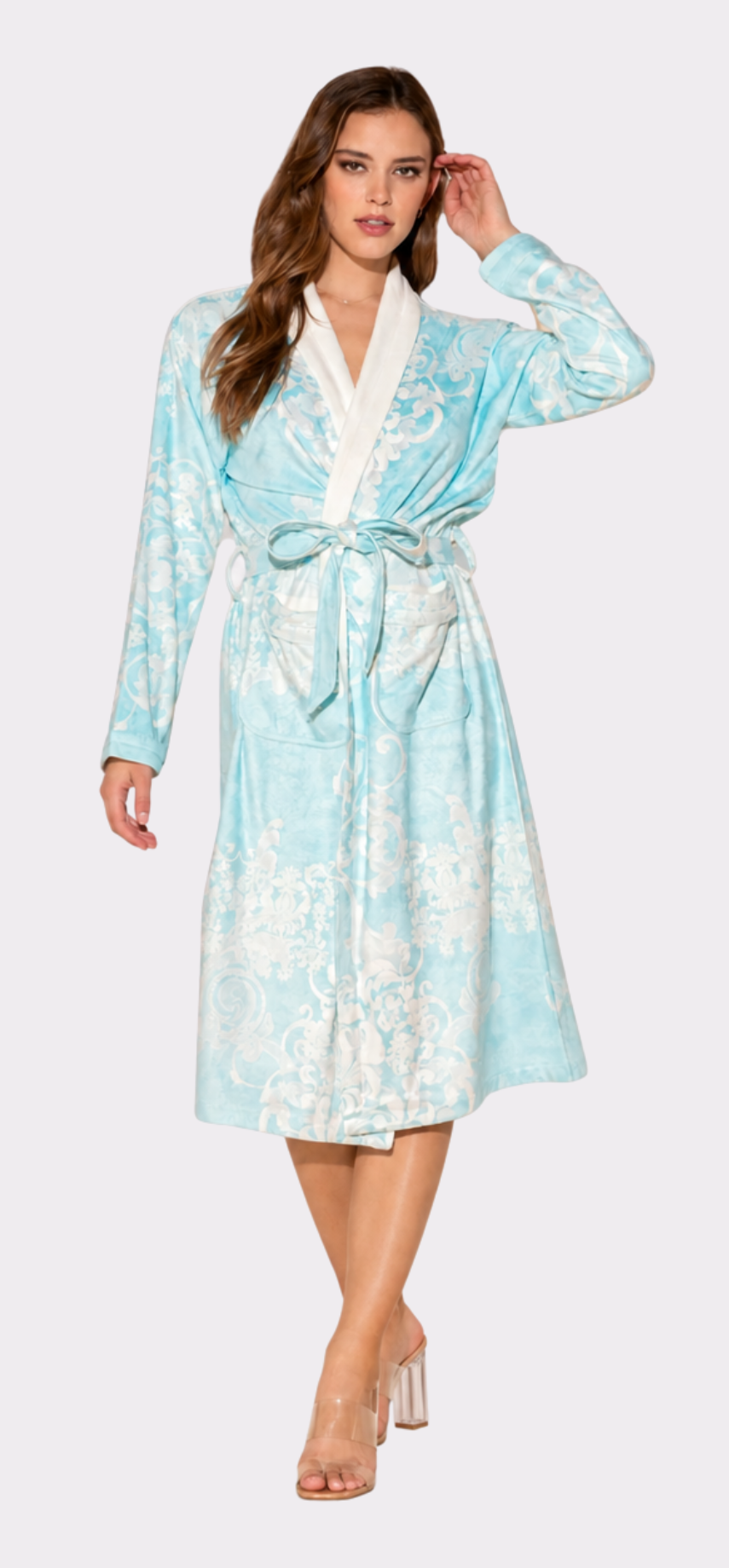 Romantique Blue Long Robe