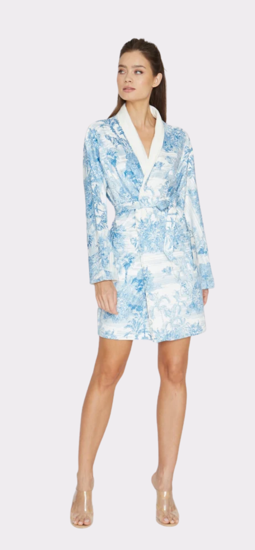 Landscape Blue Short Robe