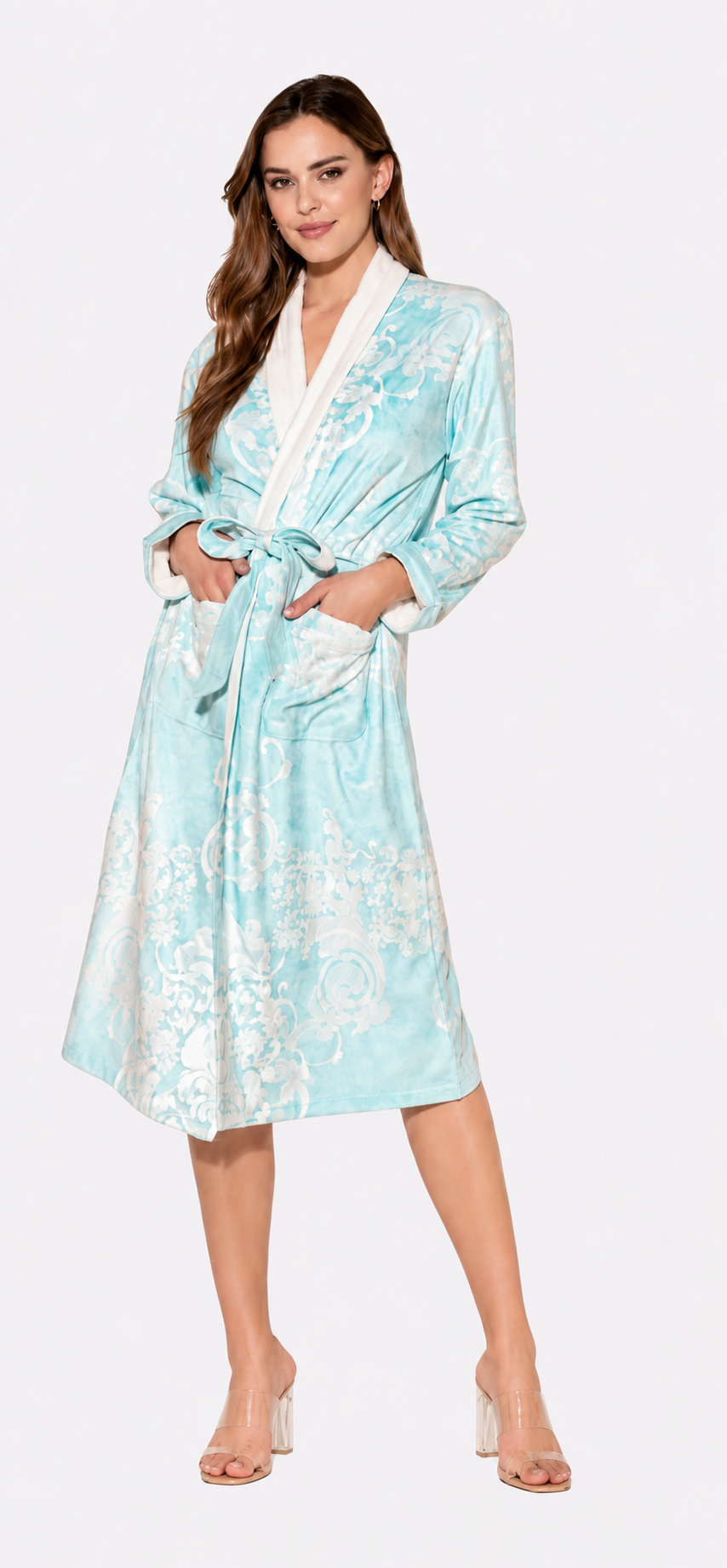 Romantique Blue Long Robe