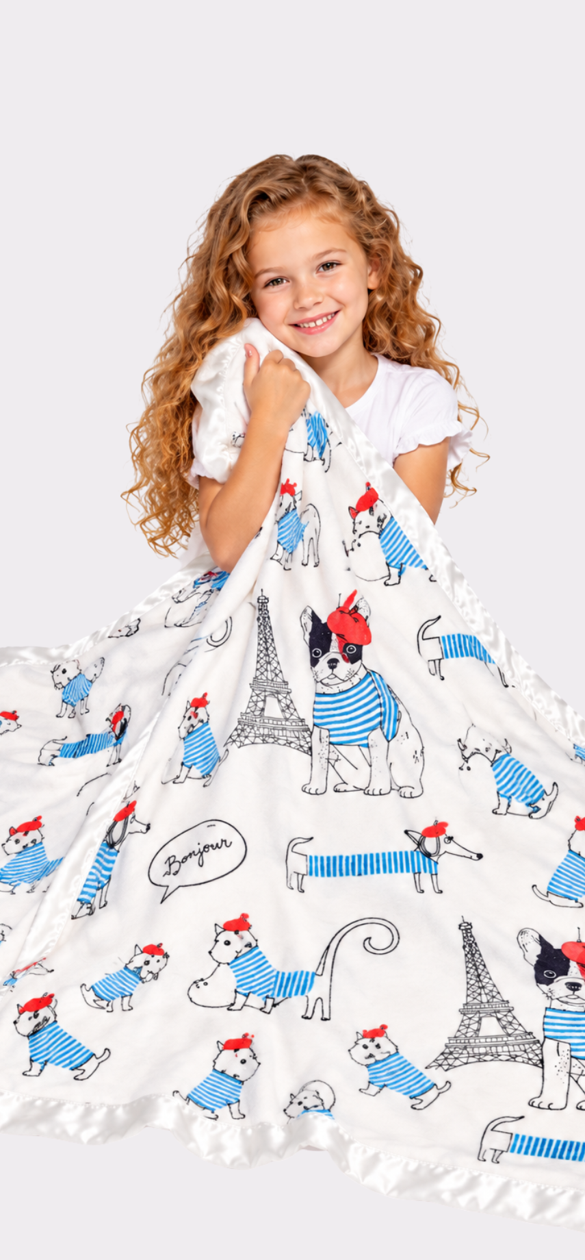 Le Woof Kids Blanket – A Little Parisian Charm!
