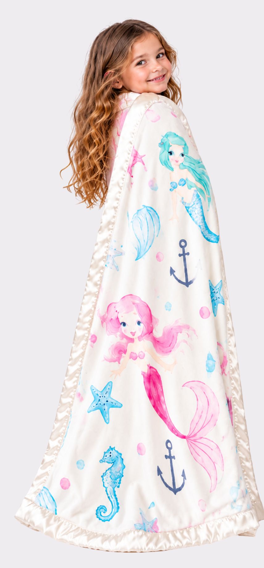 Mermaid Dreams Microfiber Towel Blanket 40x60 | Wrap-Up by VP