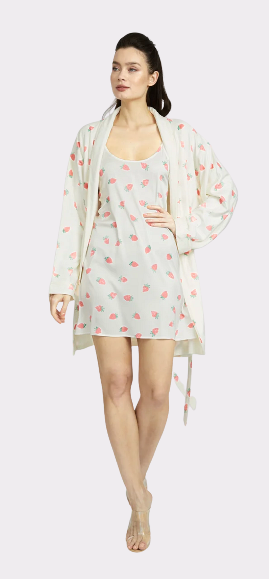 Strawberry Field Short Robe