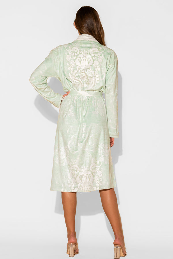 Romantique Green Long Robe