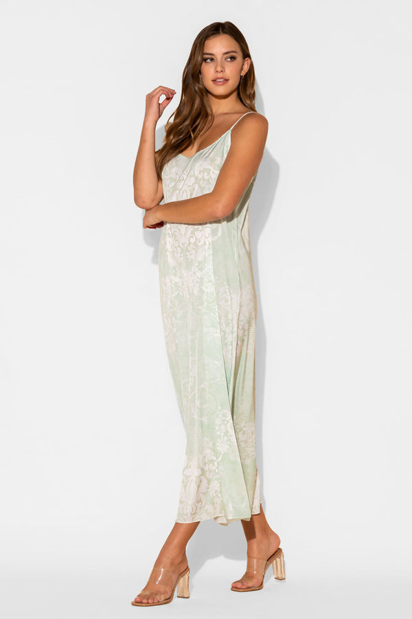 Romantique Green Long Chemise