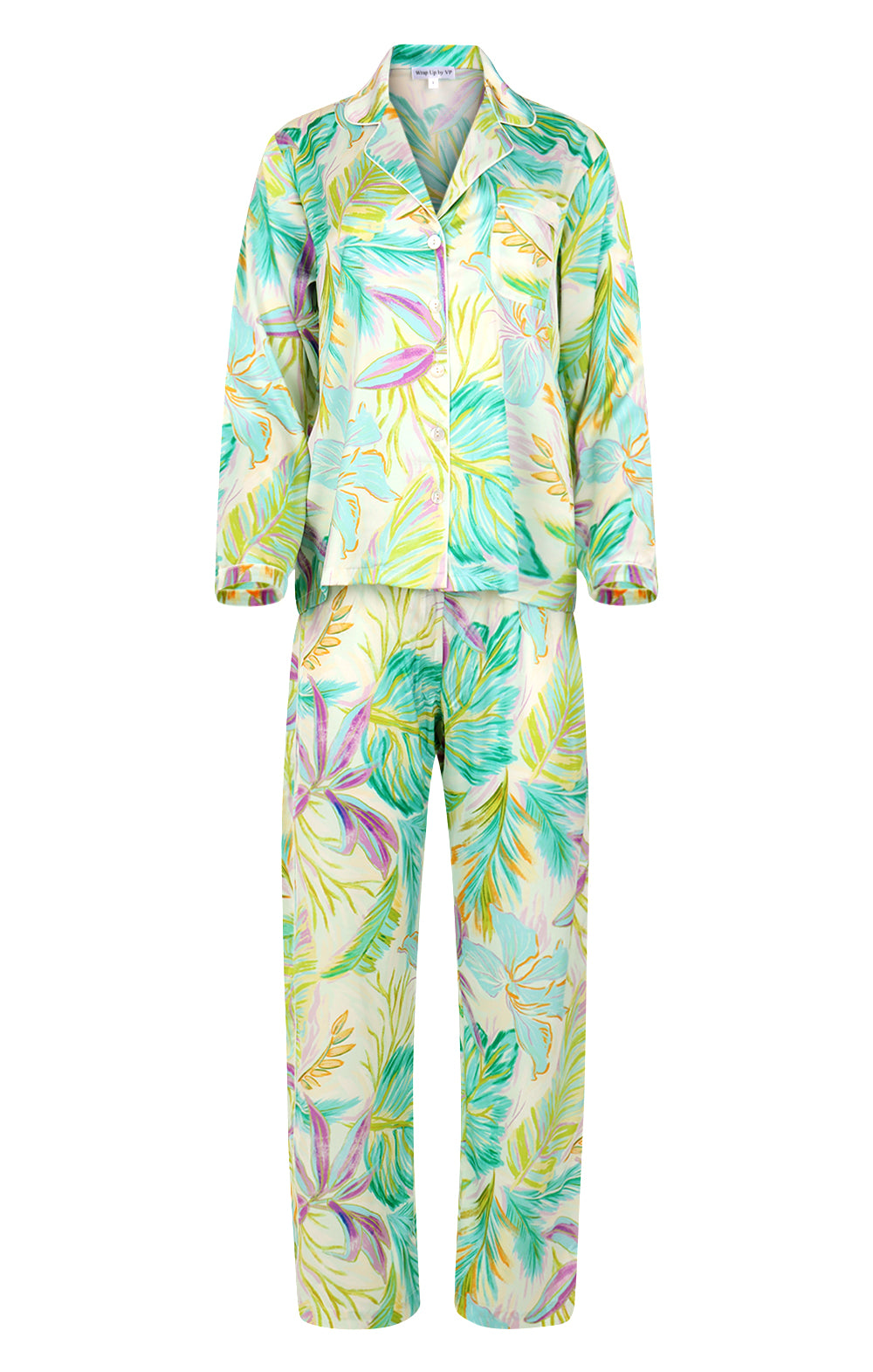 Bahamas Green Long PJ Set