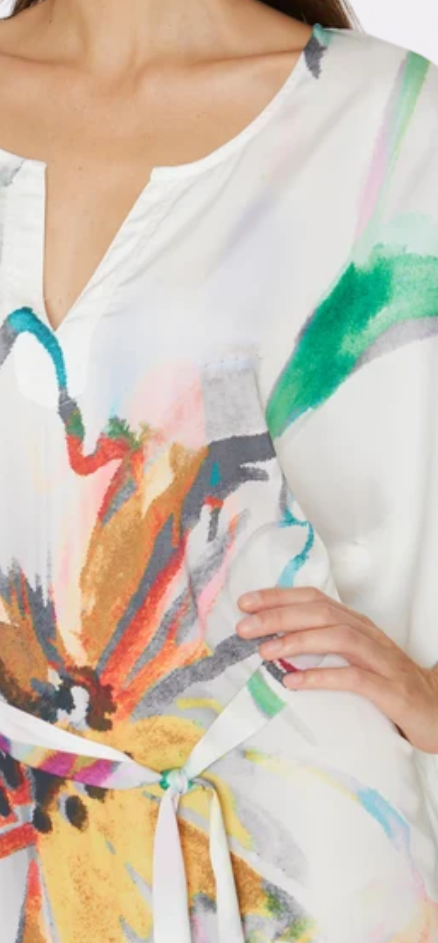 Aquarelle Short Caftan