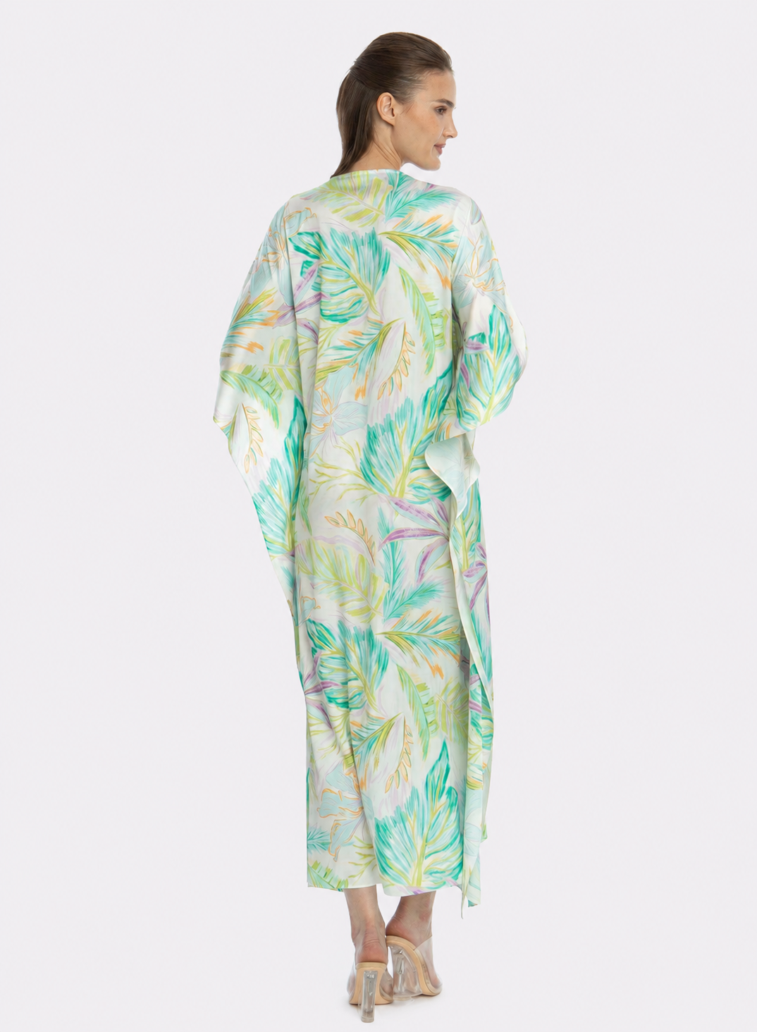 Bahamas Green Long Caftan