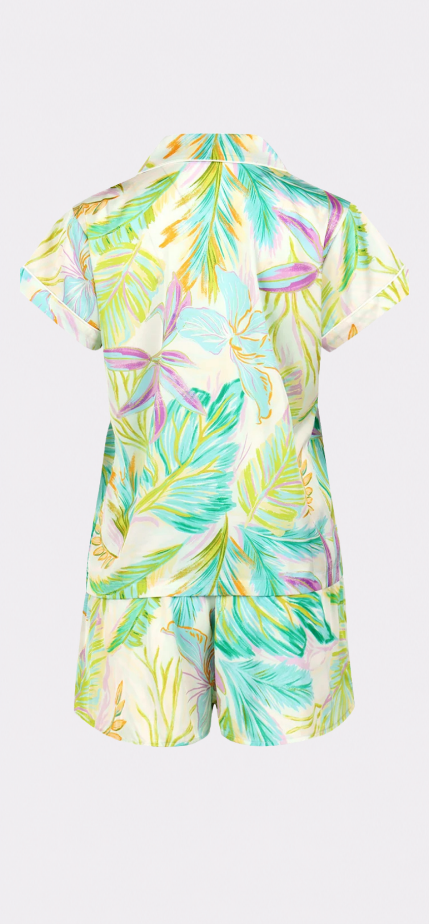 Bahamas Green Short PJ Set