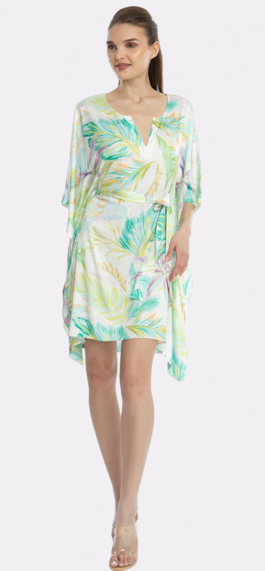 Bahamas Green Short Caftan