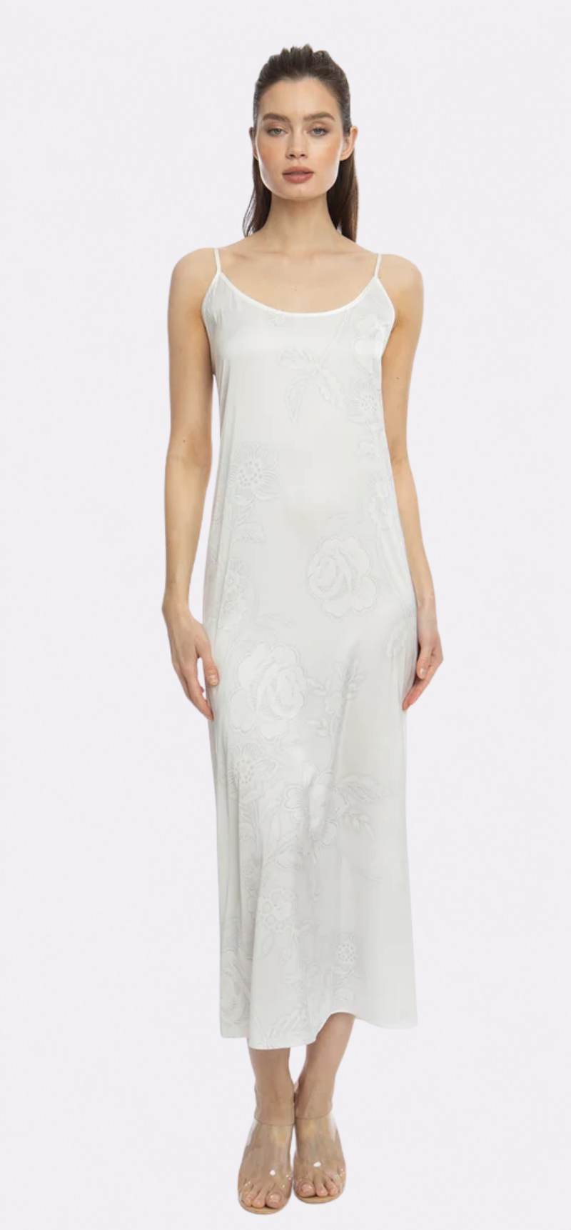 Bliss Angel White Long Chemise