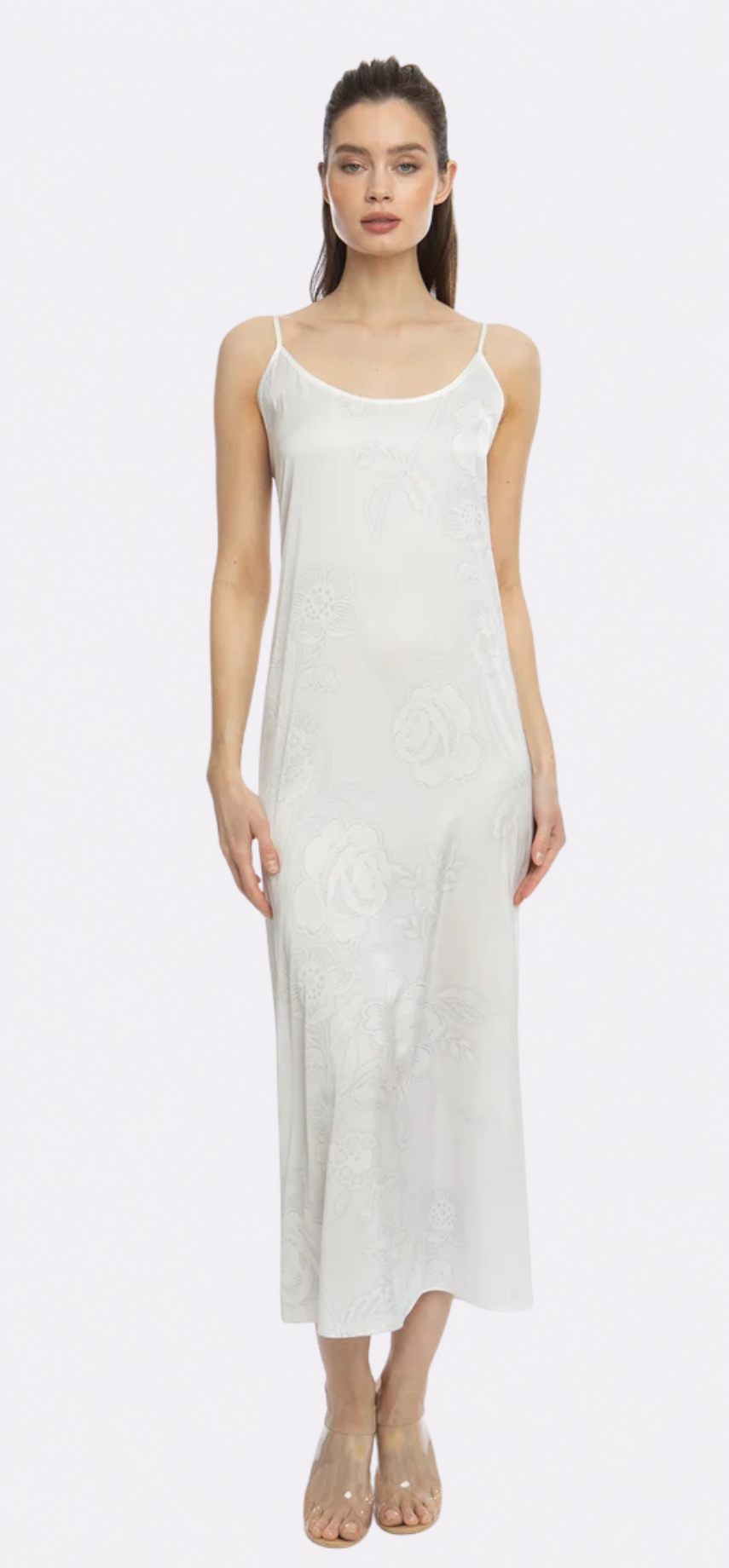 Bliss Angel White Long Chemise