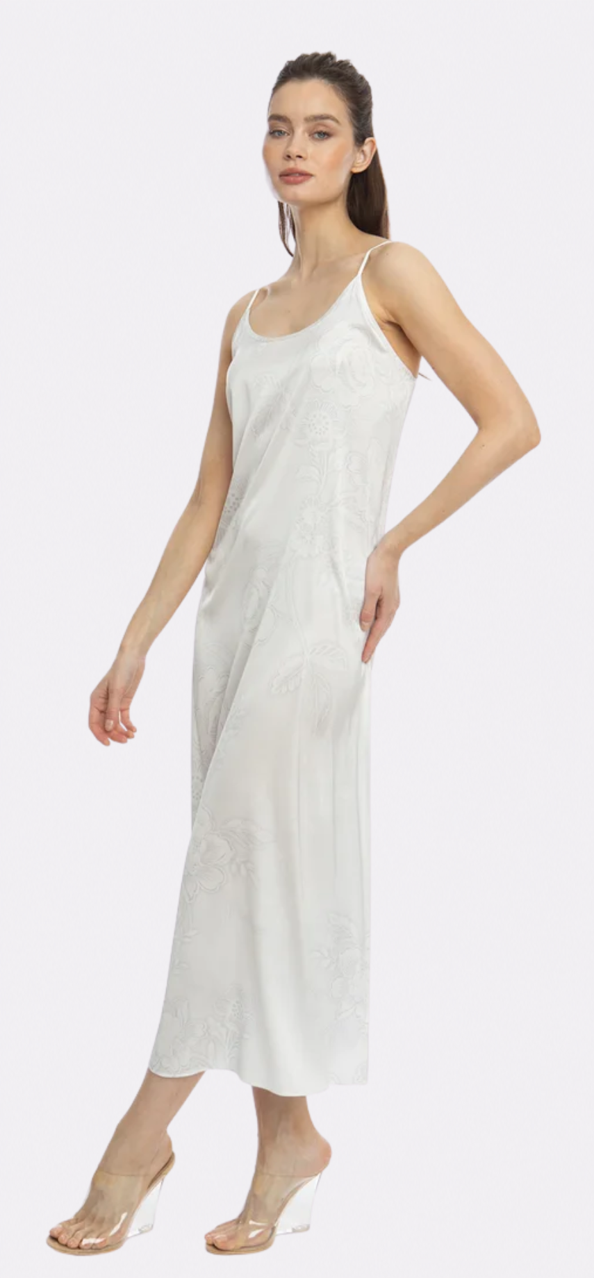 Bliss Angel White Long Chemise