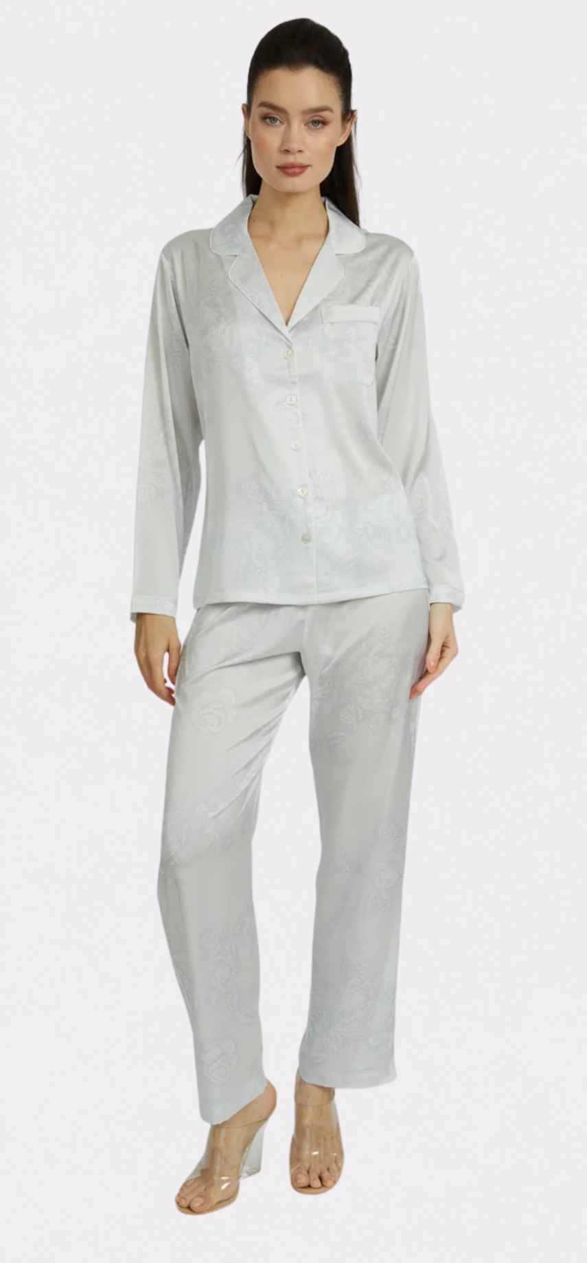 Bliss Angel White Long PJ Set