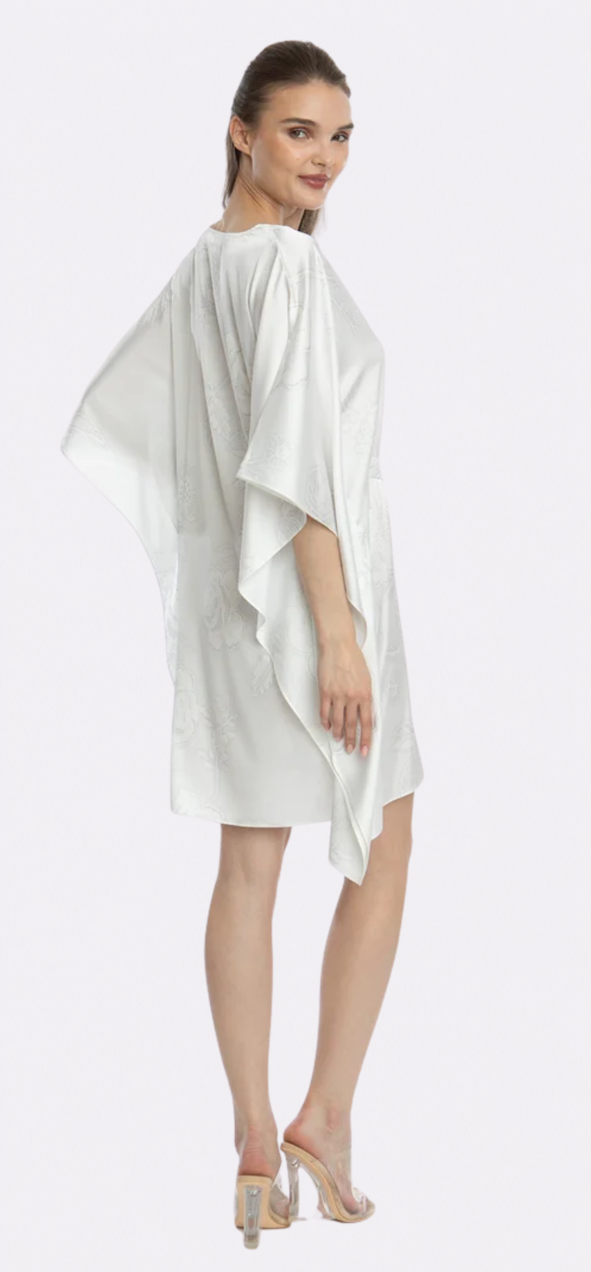 Bliss Angel White Short Caftan