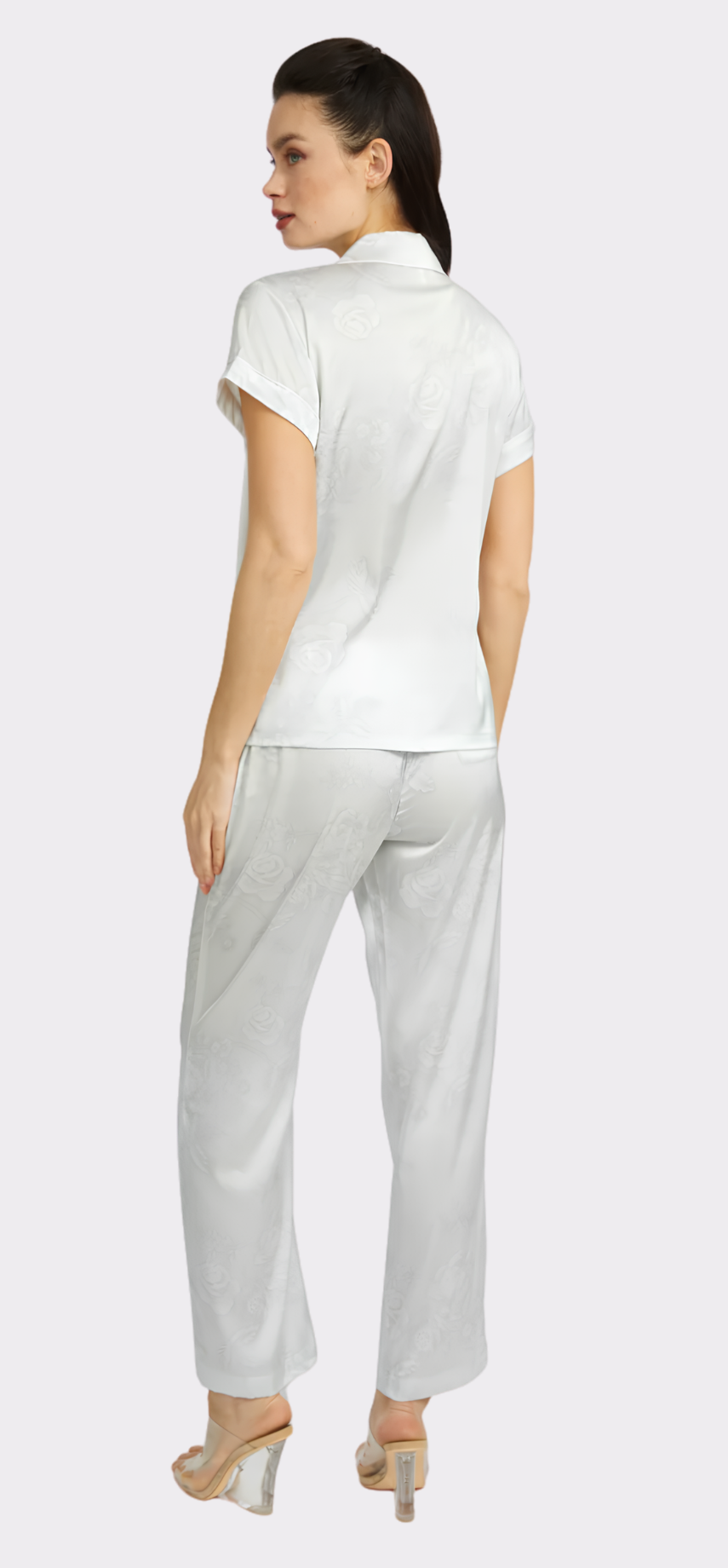 Bliss Angel White Short Sleeve & Pant PJ Set