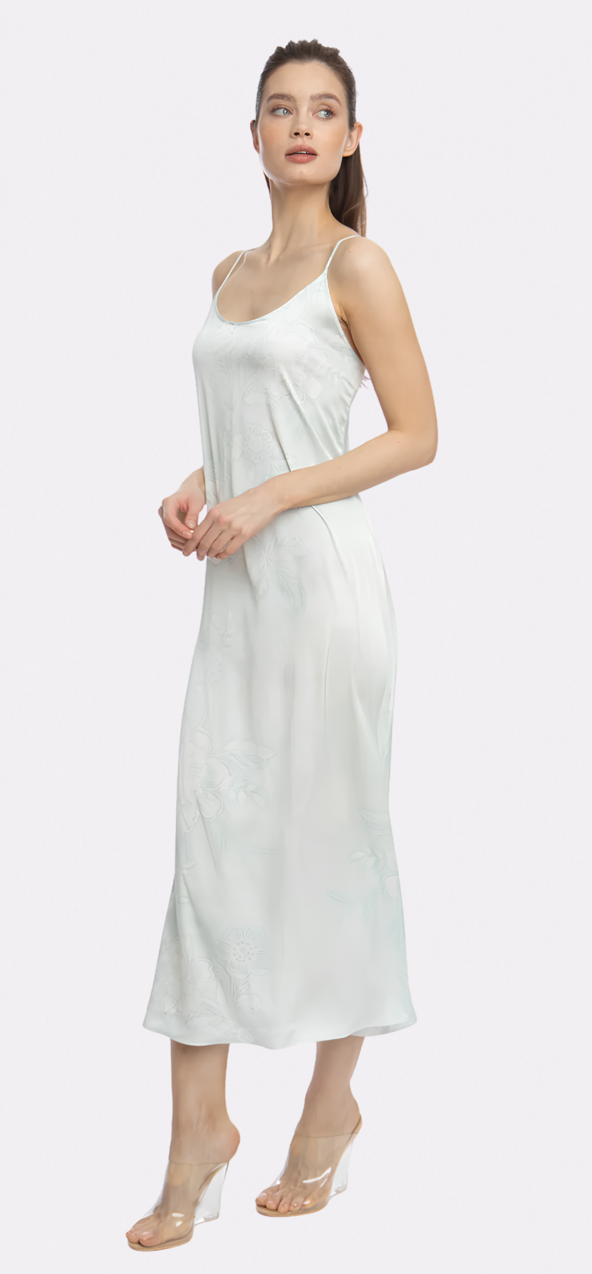 Bliss Arctic Blue Long Chemise