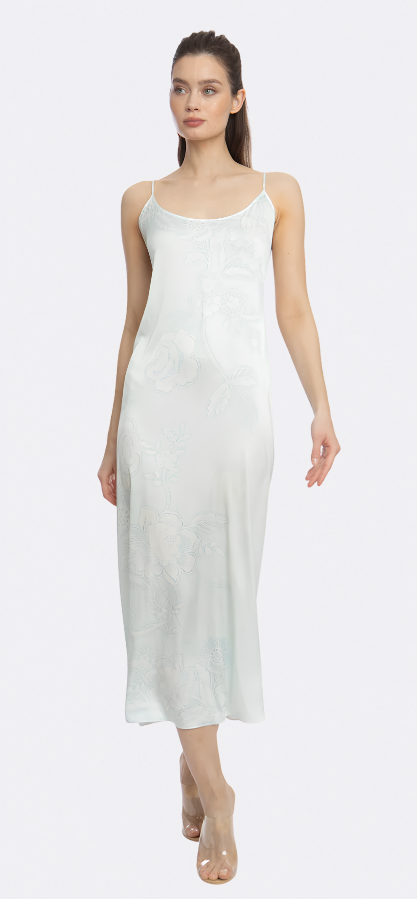 Bliss Arctic Blue Long Chemise