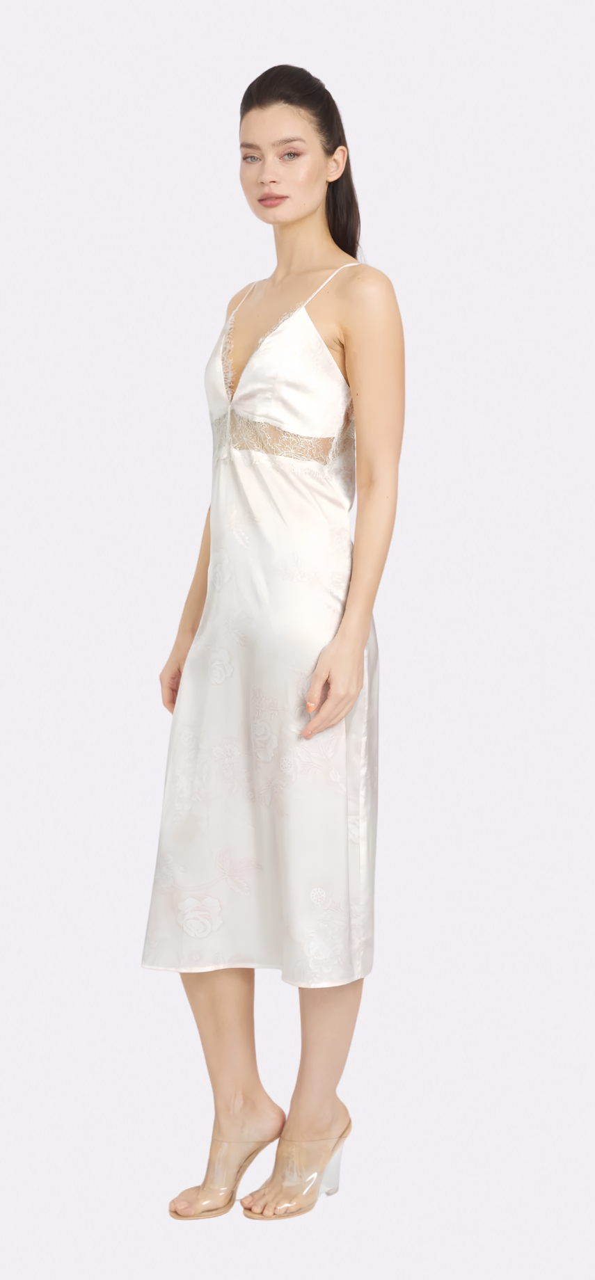Bliss Rose Gold Lace Dress