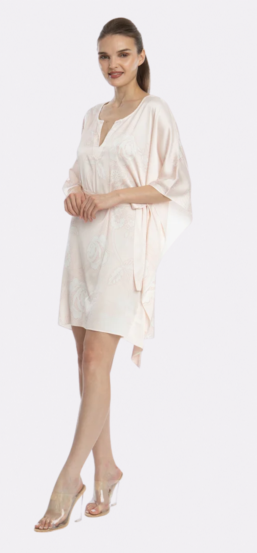 Bliss Rose Gold Short Caftan