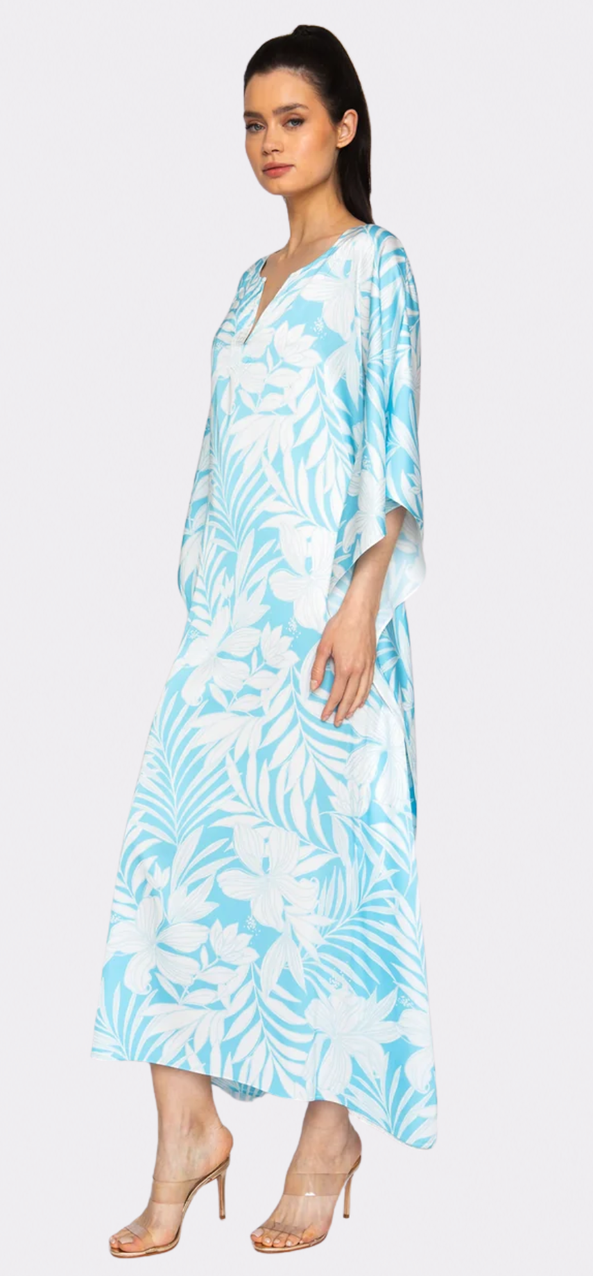 Blue Hawaii Long Caftan