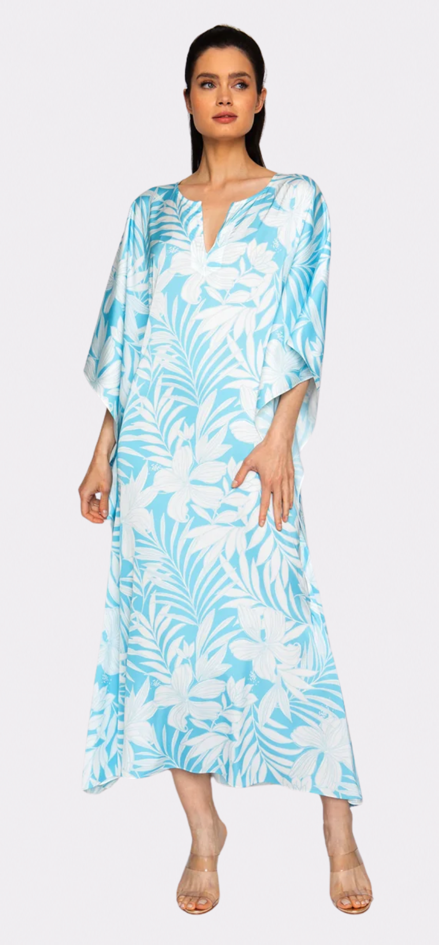 Blue Hawaii Long Caftan