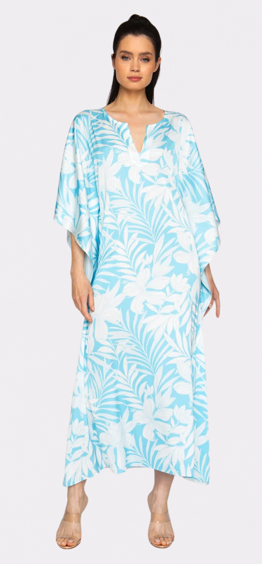 Blue Hawaii Long Caftan